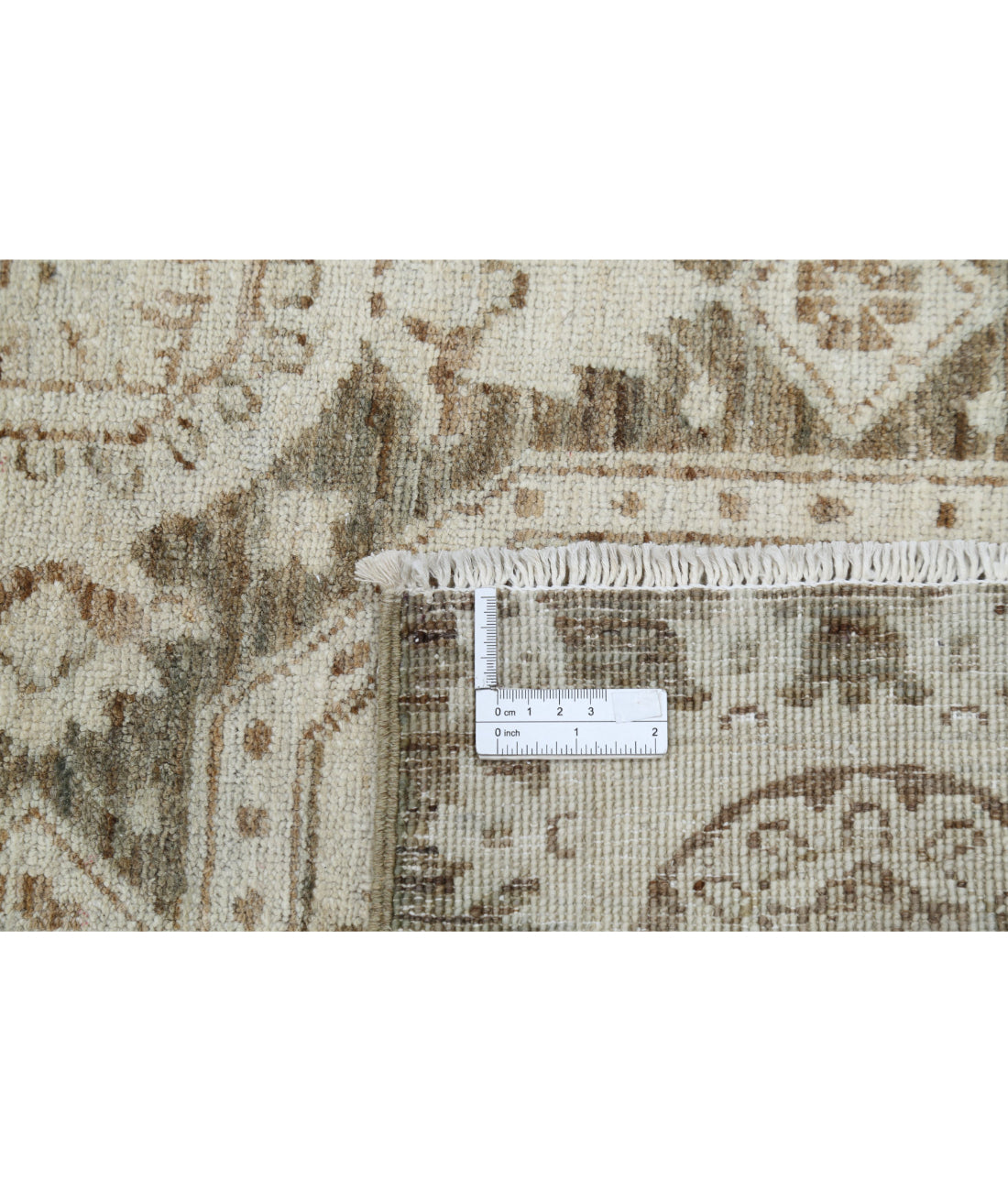 Hand Knotted Serenity Wool Rug - 6'6'' x 8'6'' 6'6'' x 8'6'' (195 X 255) / Brown / Ivory