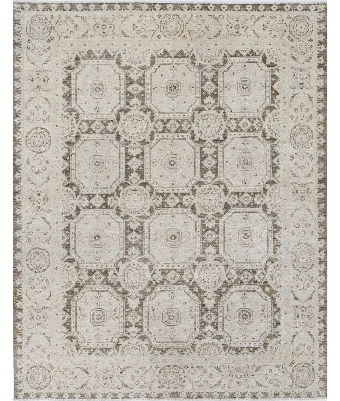 Hand Knotted Serenity Wool Rug - 6'6'' x 8'6''