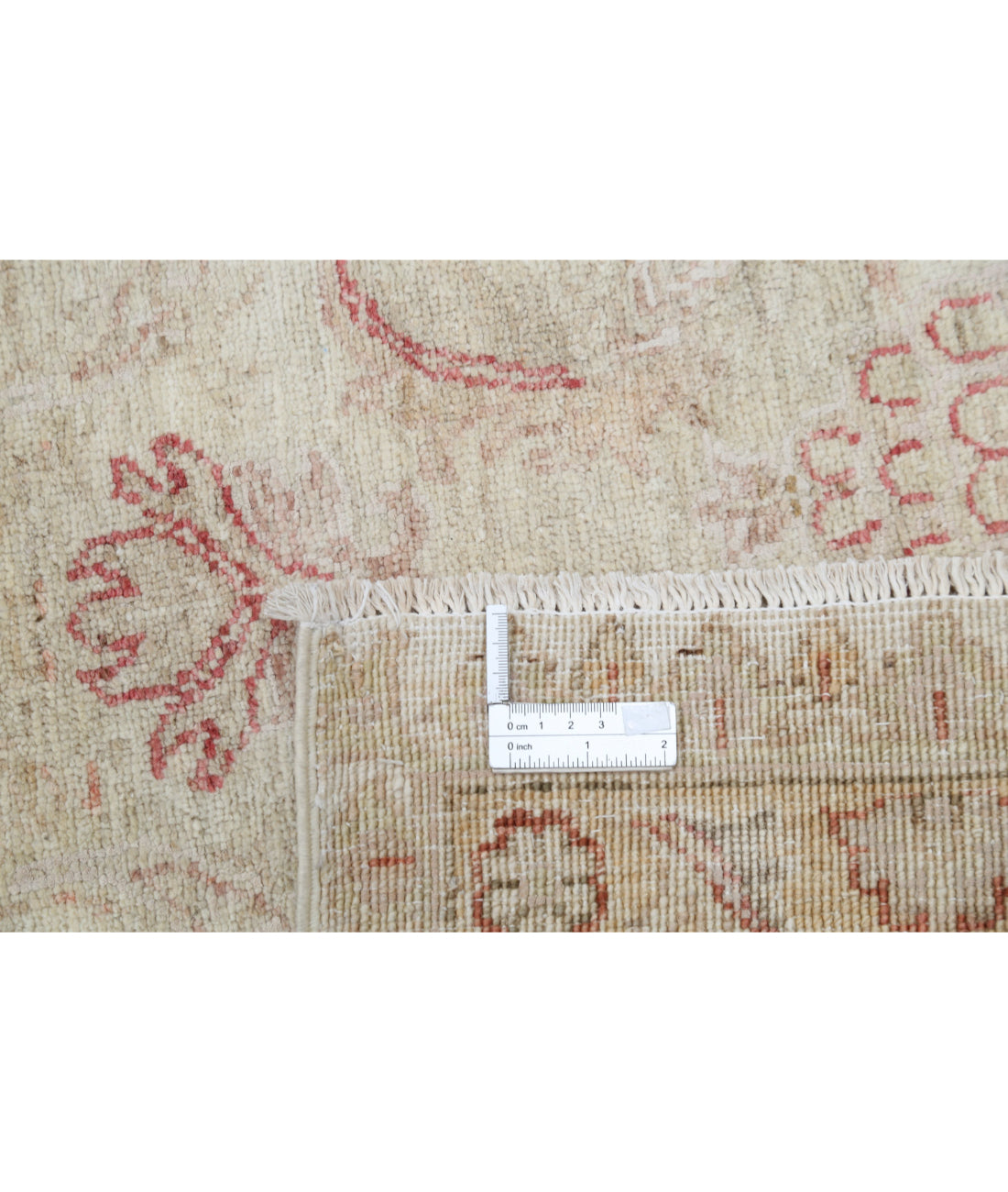 Hand Knotted Serenity Wool Rug - 8'10'' x 11'5'' 8'10'' x 11'5'' (265 X 343) / Ivory / Red