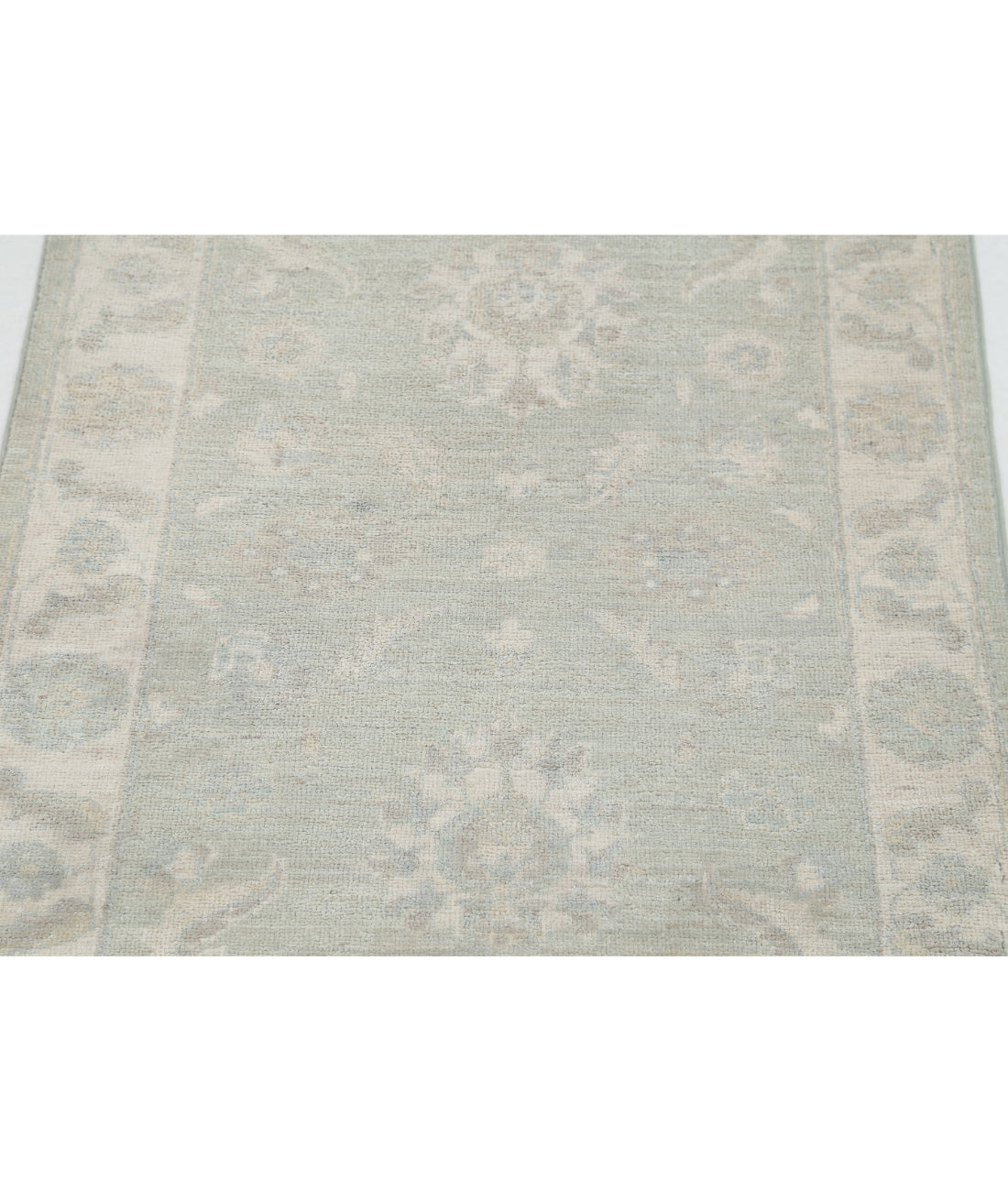 Hand Knotted Serenity Wool Rug - 2'3'' x 2'9'' 2'3'' x 2'9'' (68 X 83) / Green / Ivory