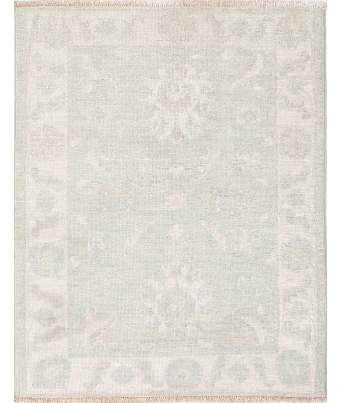 Hand Knotted Serenity Wool Rug - 2&#39;3&#39;&#39; x 2&#39;9&#39;&#39; 2&#39;3&#39;&#39; x 2&#39;9&#39;&#39; (68 X 83) / Green / Ivory