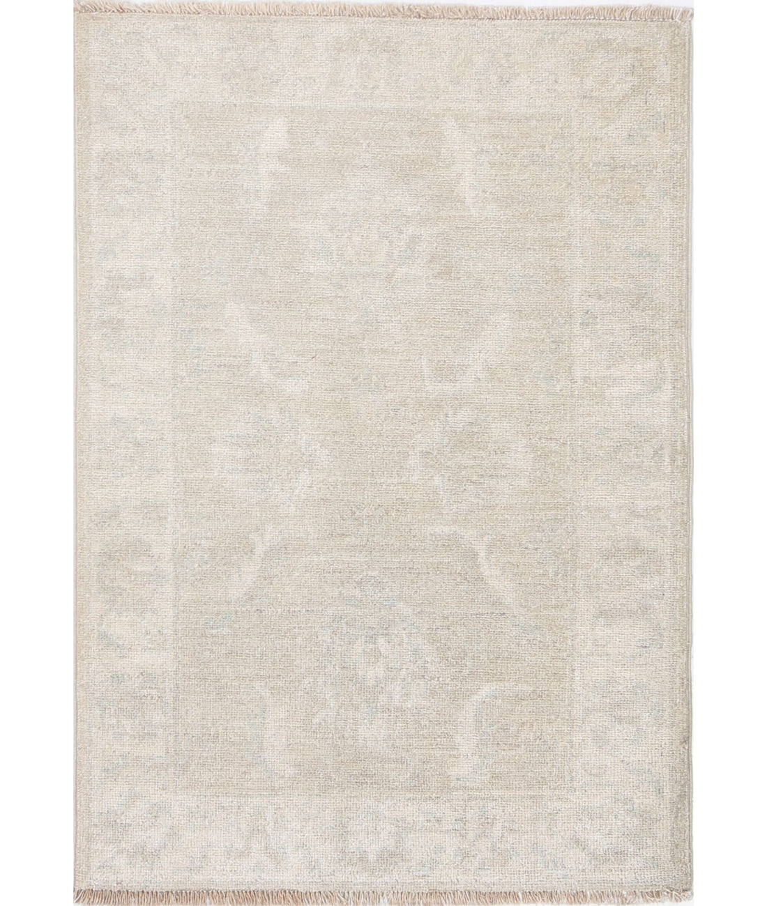 Hand Knotted Serenity Wool Rug - 2&#39;2&#39;&#39; x 3&#39;1&#39;&#39; 2&#39;2&#39;&#39; x 3&#39;1&#39;&#39; (65 X 93) / Beige / Ivory