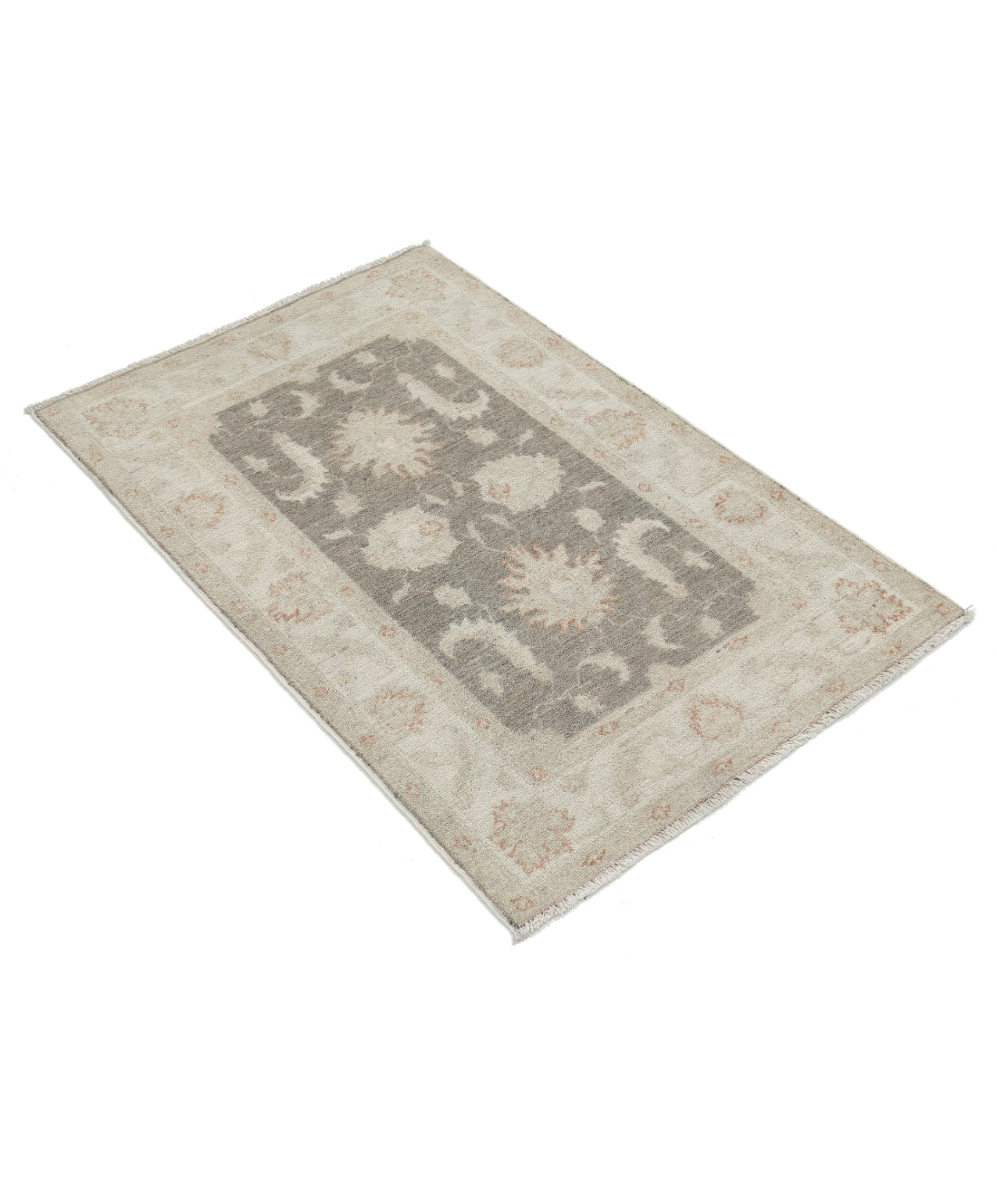 Hand Knotted Serenity Wool Rug - 2'7'' x 3'11'' 2'7'' x 3'11'' (78 X 118) / Brown / Ivory