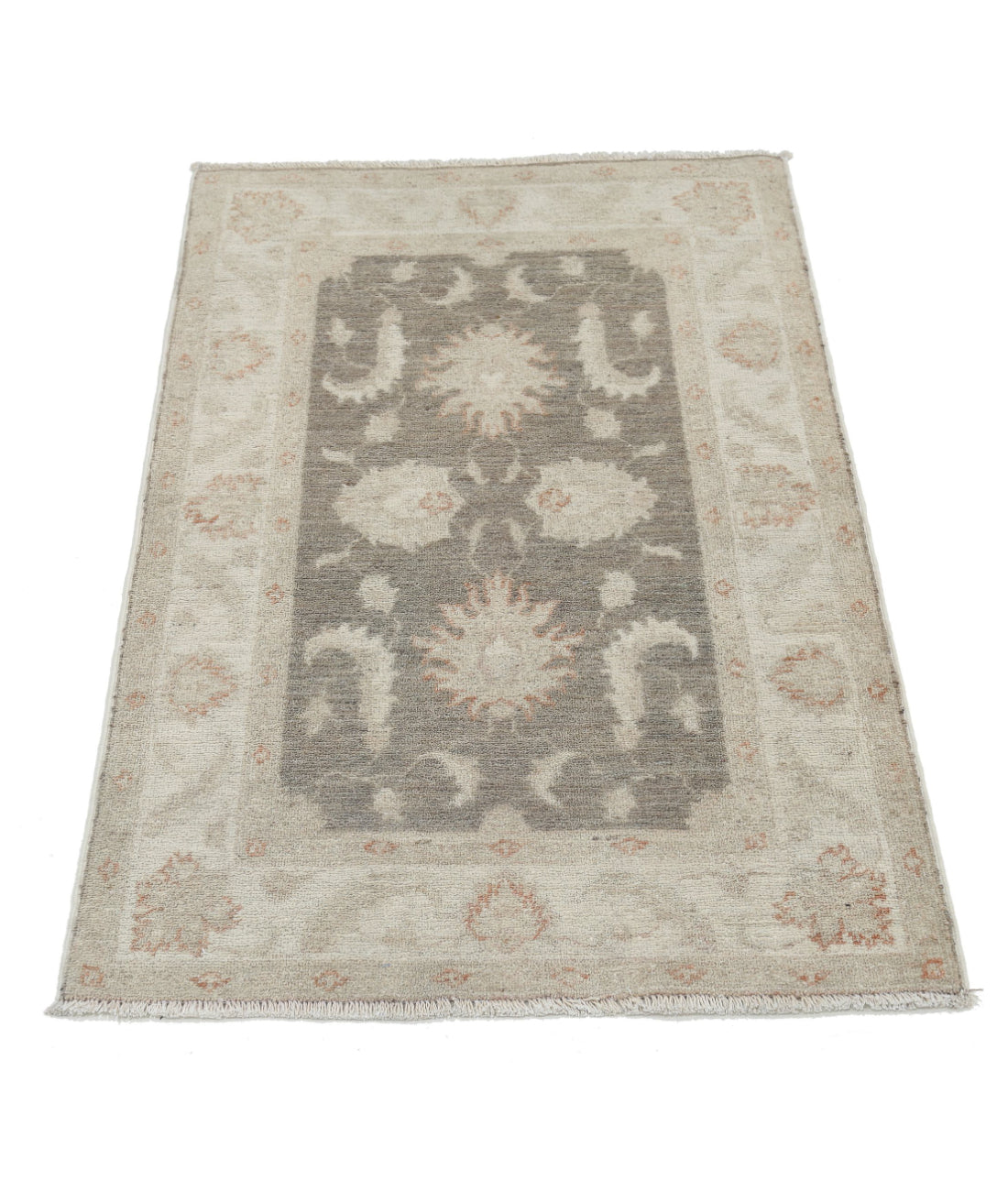 Hand Knotted Serenity Wool Rug - 2'7'' x 3'11'' 2'7'' x 3'11'' (78 X 118) / Brown / Ivory