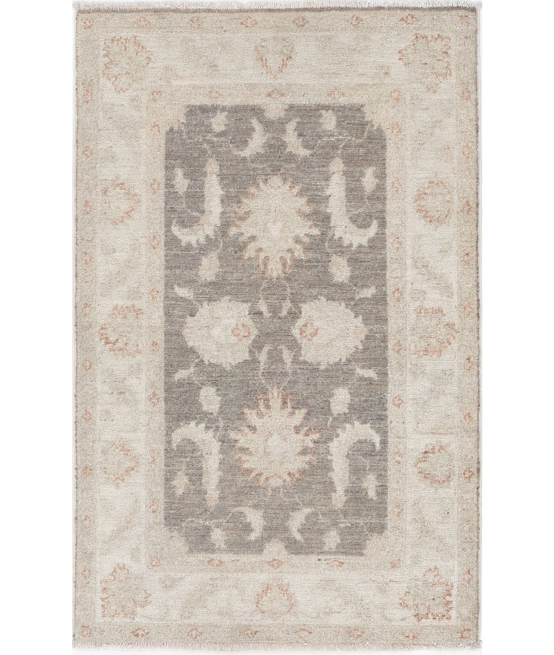 Hand Knotted Serenity Wool Rug - 2&#39;7&#39;&#39; x 3&#39;11&#39;&#39; 2&#39;7&#39;&#39; x 3&#39;11&#39;&#39; (78 X 118) / Brown / Ivory