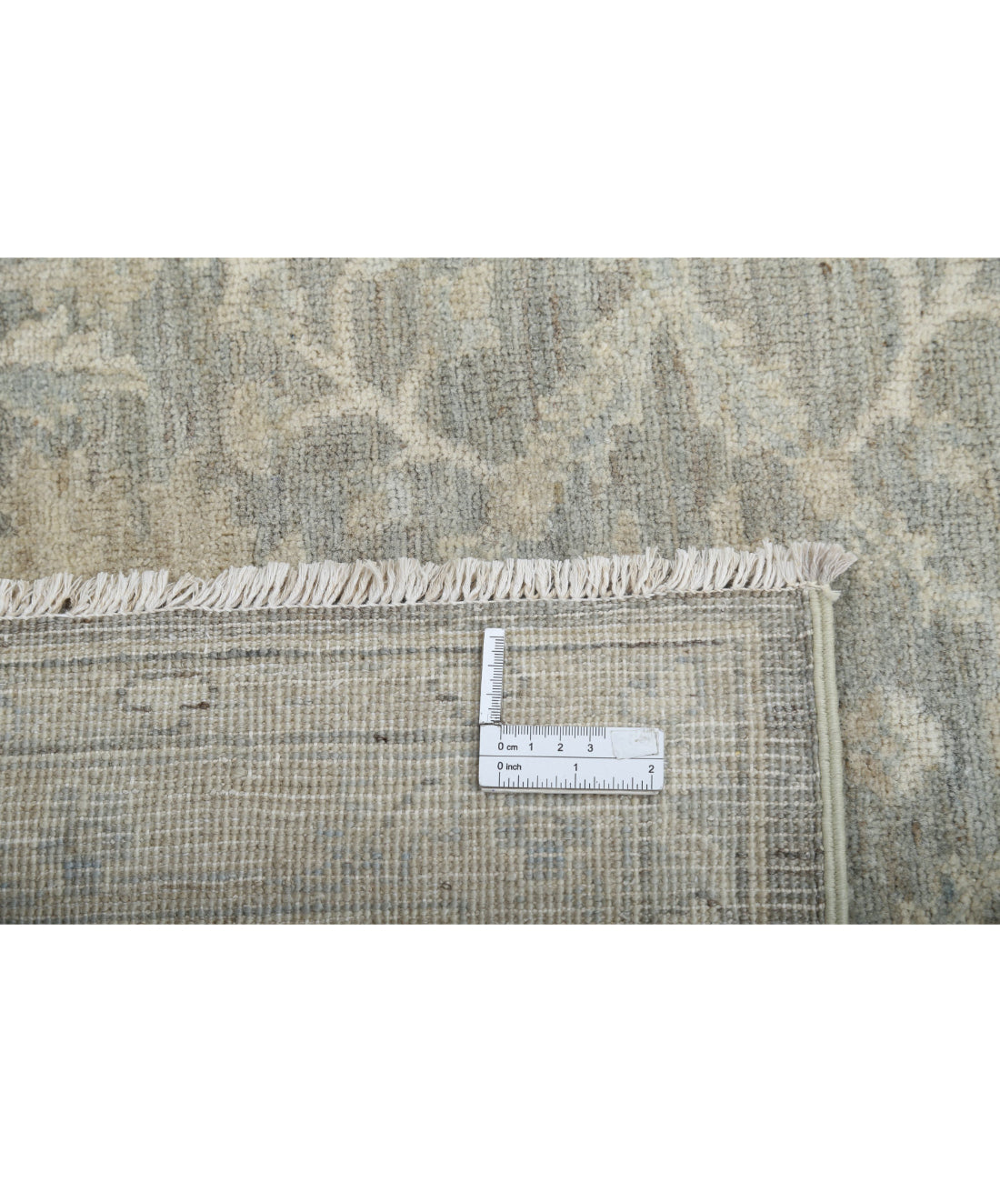 Hand Knotted Serenity Wool Rug - 9'7'' x 12'10'' 9'7'' x 12'10'' (288 X 385) / Grey / Ivory