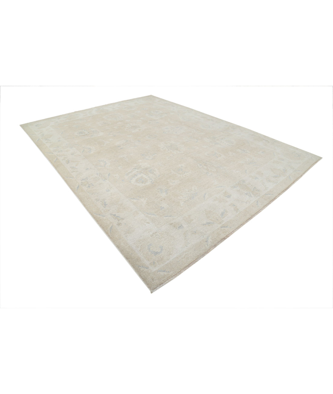 Hand Knotted Serenity Wool Rug - 9'3'' x 12'4'' 9'3'' x 12'4'' (278 X 370) / Taupe / Ivory