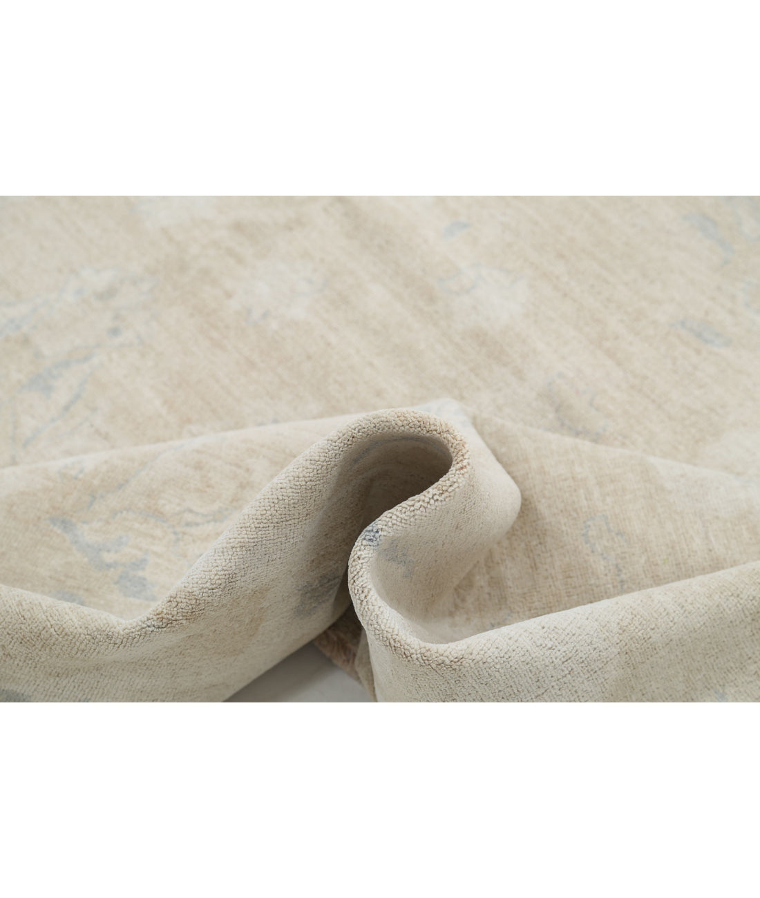 Hand Knotted Serenity Wool Rug - 9'3'' x 12'4'' 9'3'' x 12'4'' (278 X 370) / Taupe / Ivory
