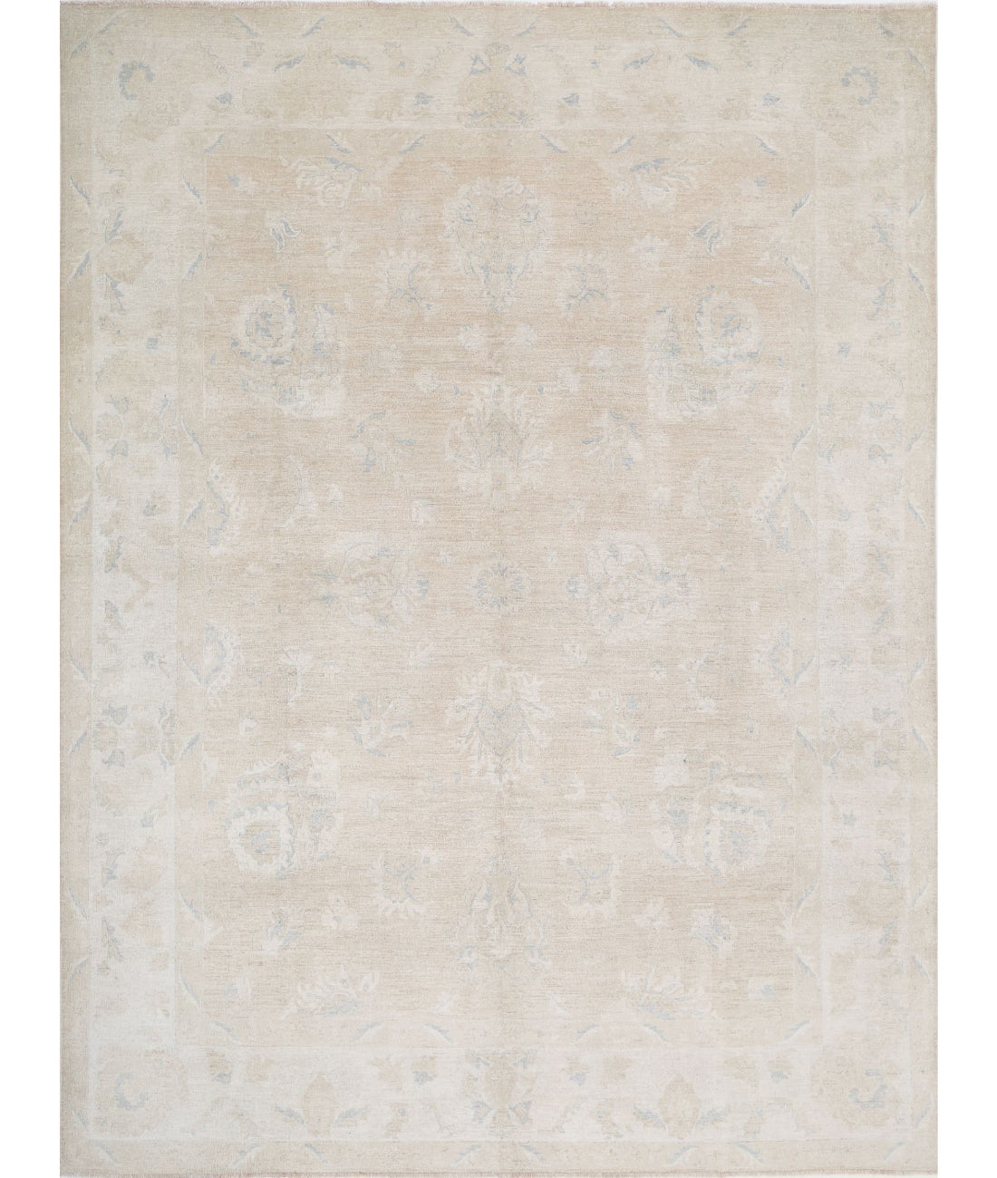 Hand Knotted Serenity Wool Rug - 9&#39;3&#39;&#39; x 12&#39;4&#39;&#39; 9&#39;3&#39;&#39; x 12&#39;4&#39;&#39; (278 X 370) / Taupe / Ivory