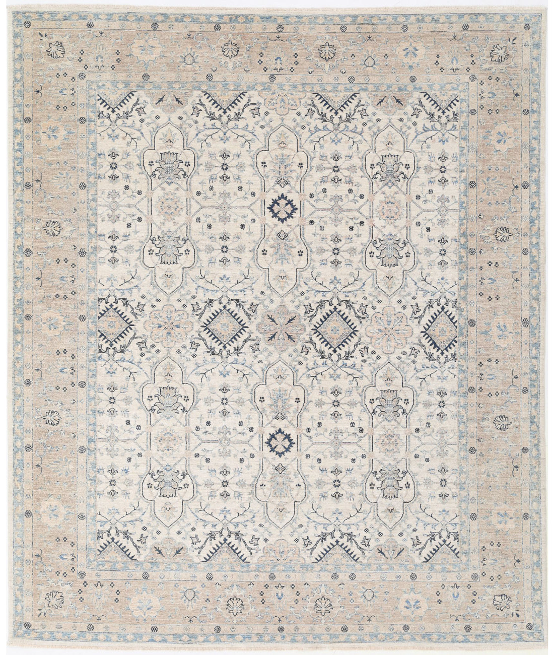 Hand Knotted Serenity Wool Rug - 8'0'' x 9'5''