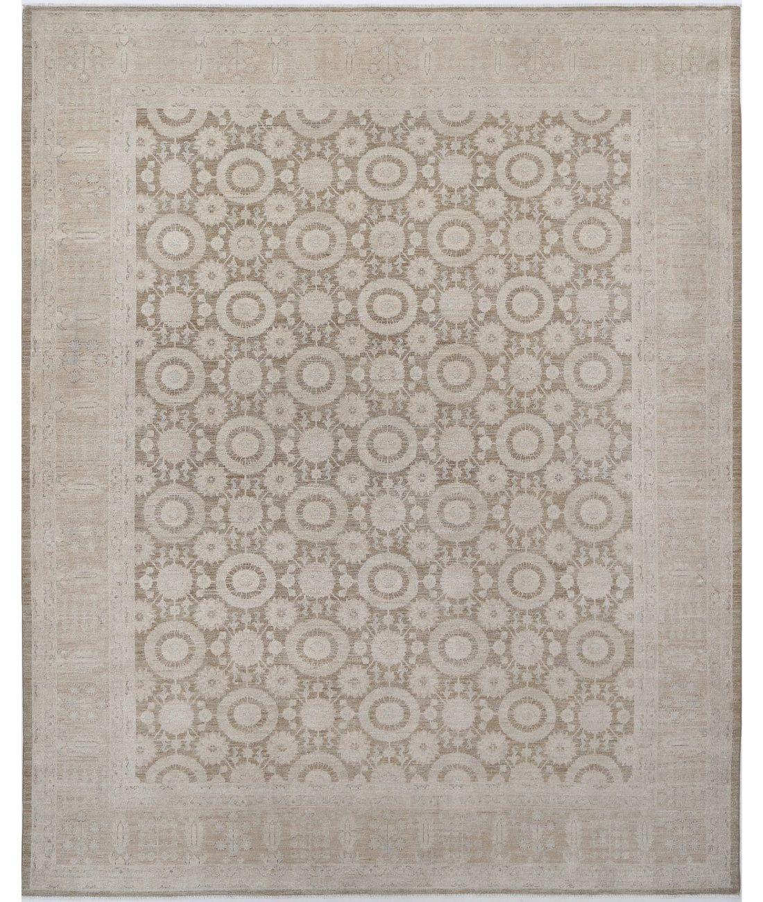 Hand Knotted Serenity Wool Rug - 7&#39;8&#39;&#39; x 9&#39;10&#39;&#39;