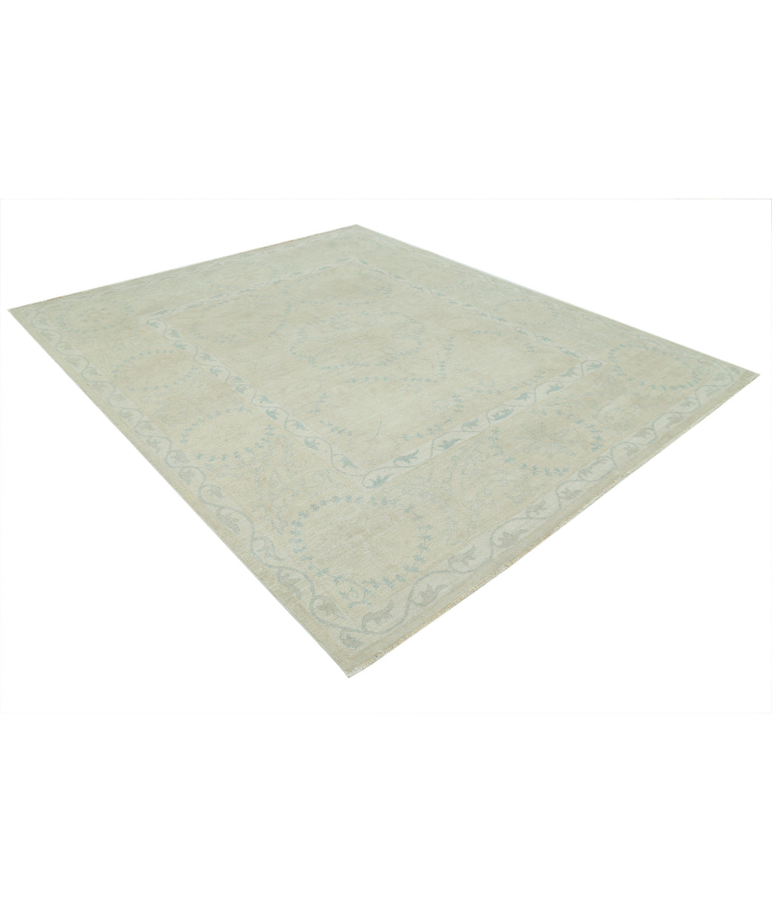Hand Knotted Serenity Wool Rug - 7'9'' x 9'4'' 7'9'' x 9'4'' (233 X 280) / Beige / Taupe