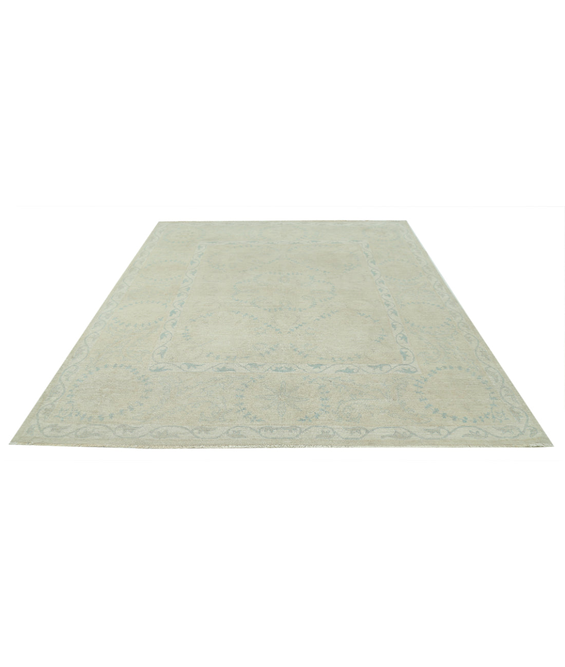 Hand Knotted Serenity Wool Rug - 7'9'' x 9'4'' 7'9'' x 9'4'' (233 X 280) / Beige / Taupe