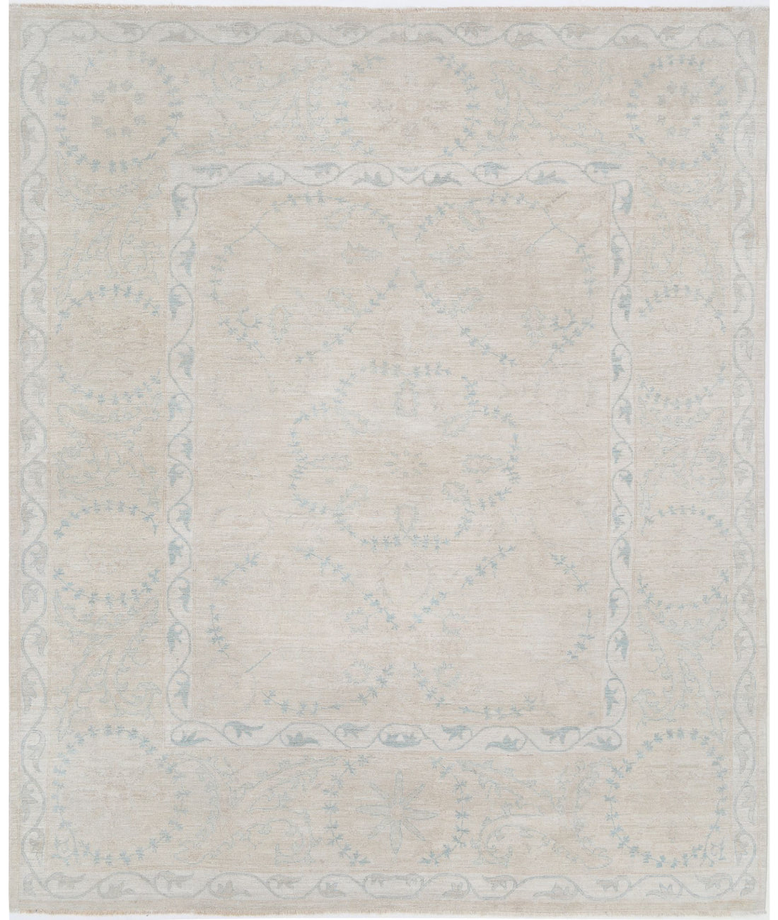 Hand Knotted Serenity Wool Rug - 7&#39;9&#39;&#39; x 9&#39;4&#39;&#39; 7&#39;9&#39;&#39; x 9&#39;4&#39;&#39; (233 X 280) / Beige / Taupe