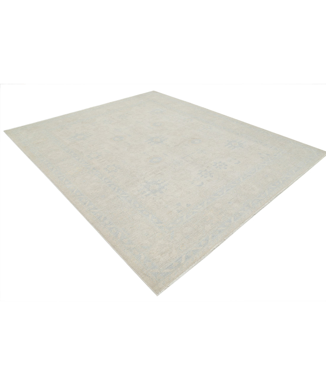 Hand Knotted Serenity Wool Rug - 8'1'' x 9'6'' 8'1'' x 9'6'' (243 X 285) / Ivory / Ivory