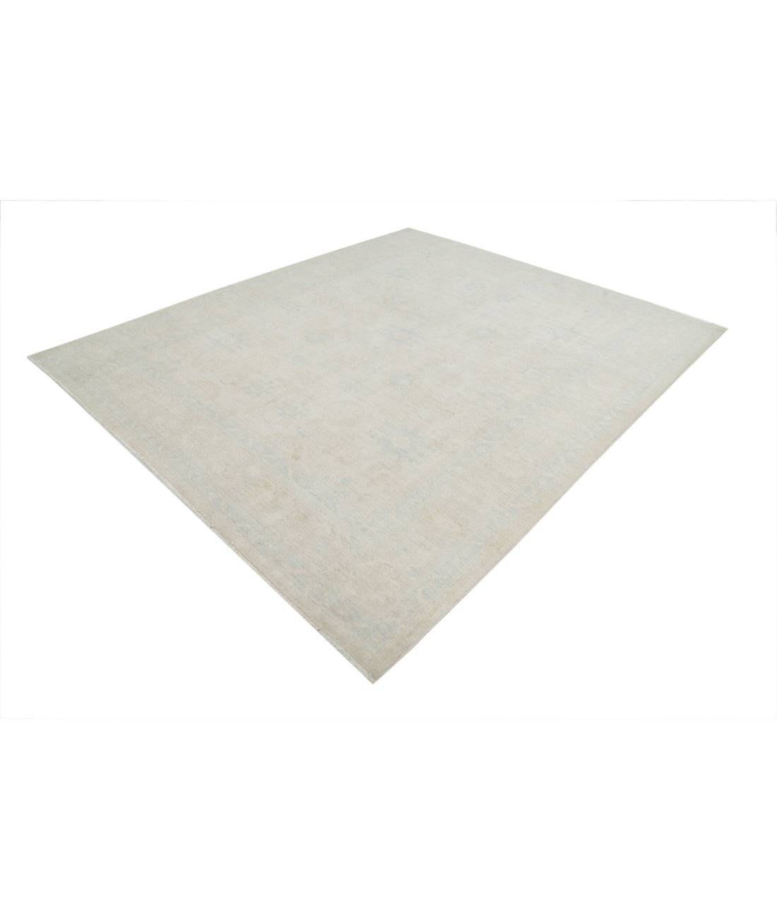 Hand Knotted Serenity Wool Rug - 8'1'' x 9'6'' 8'1'' x 9'6'' (243 X 285) / Ivory / Ivory