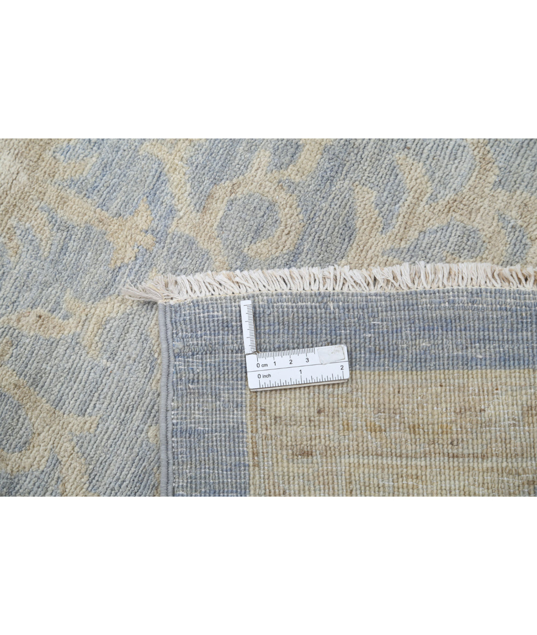 Hand Knotted Serenity Wool Rug - 16'0'' x 21'10'' 16'0'' x 21'10'' (480 X 655) / Blue / Ivory