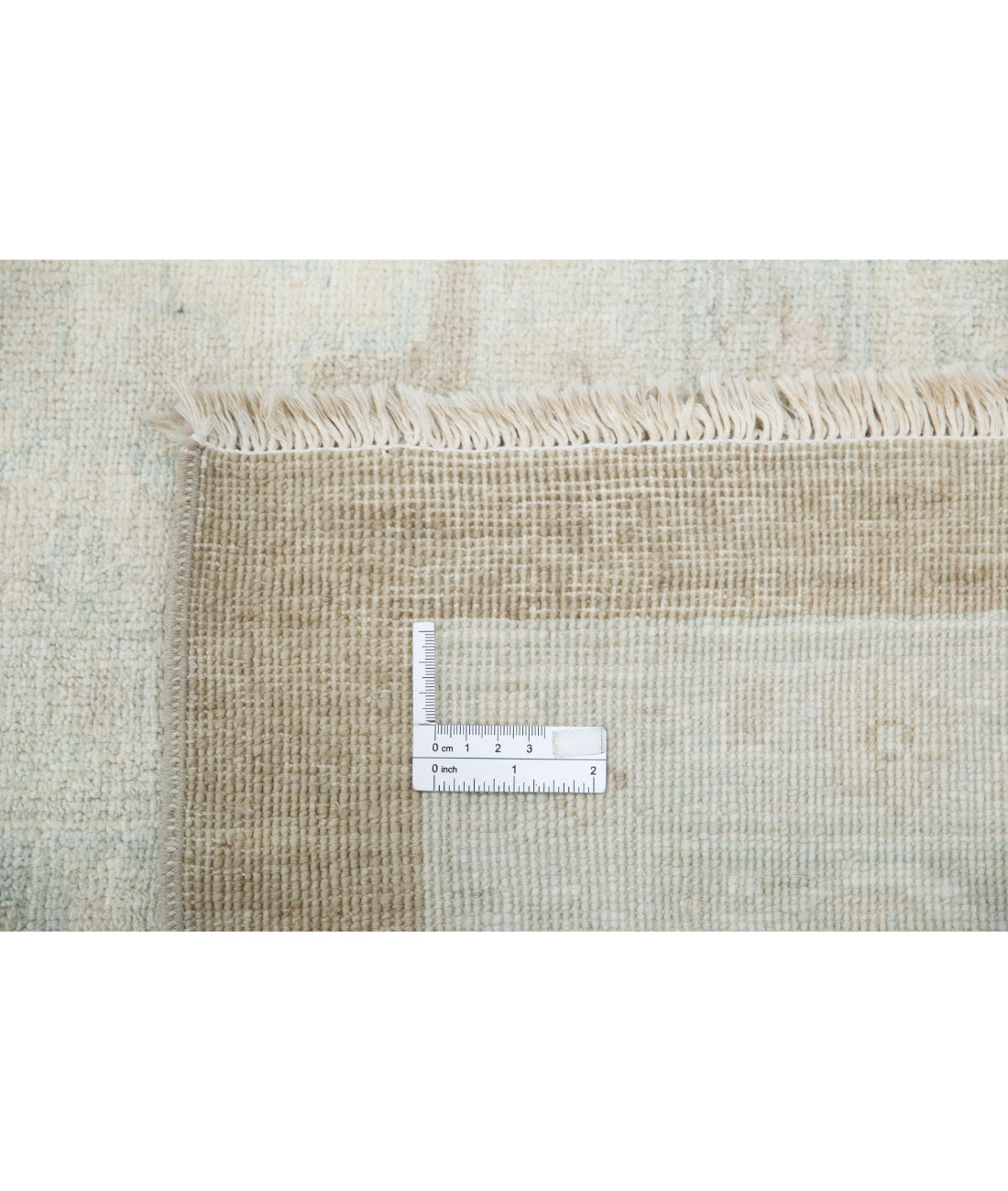 Hand Knotted Serenity Wool Rug - 11'9'' x 14'4'' 11'9'' x 14'4'' (353 X 430) / Taupe / Ivory
