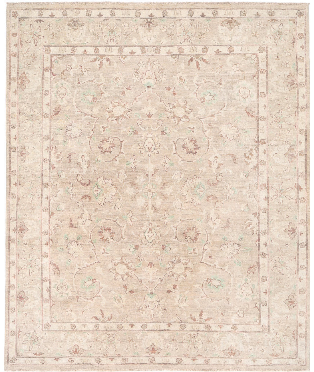 Hand Knotted Serenity Wool Rug - 8&#39;0&#39;&#39; x 9&#39;7&#39;&#39; 8&#39;0&#39;&#39; x 9&#39;7&#39;&#39; (240 X 288) / Taupe / Taupe