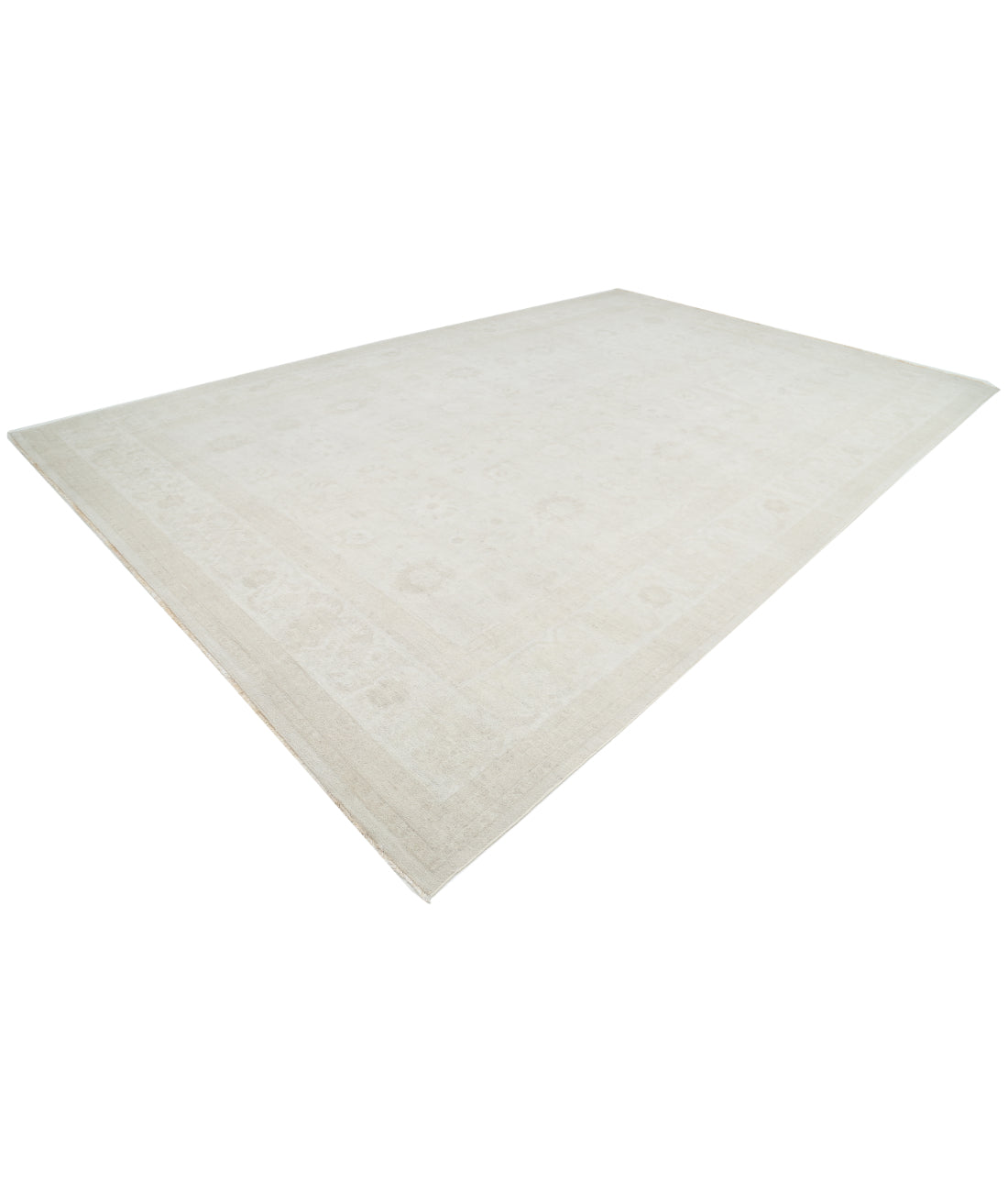 Hand Knotted Serenity Wool Rug - 11'6'' x 17'10'' 11'6'' x 17'10'' (345 X 535) / Ivory / Ivory