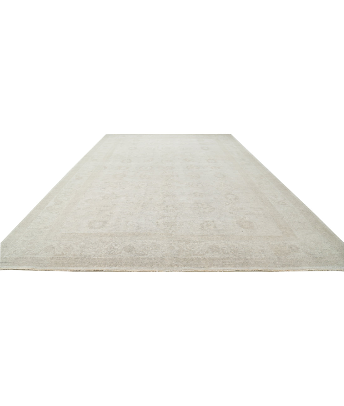 Hand Knotted Serenity Wool Rug - 11'6'' x 17'10'' 11'6'' x 17'10'' (345 X 535) / Ivory / Ivory