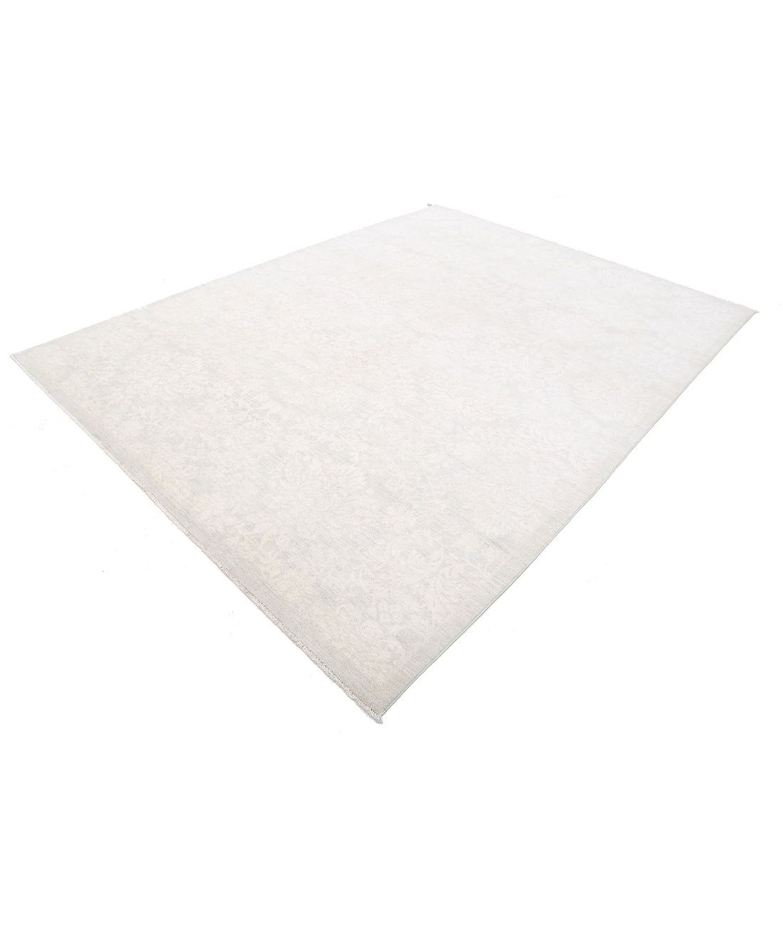 Hand Knotted Serenity Artemix Wool Rug - 7'8'' x 10'2'' 7'8'' x 10'2'' (230 X 305) / Ivory / Taupe