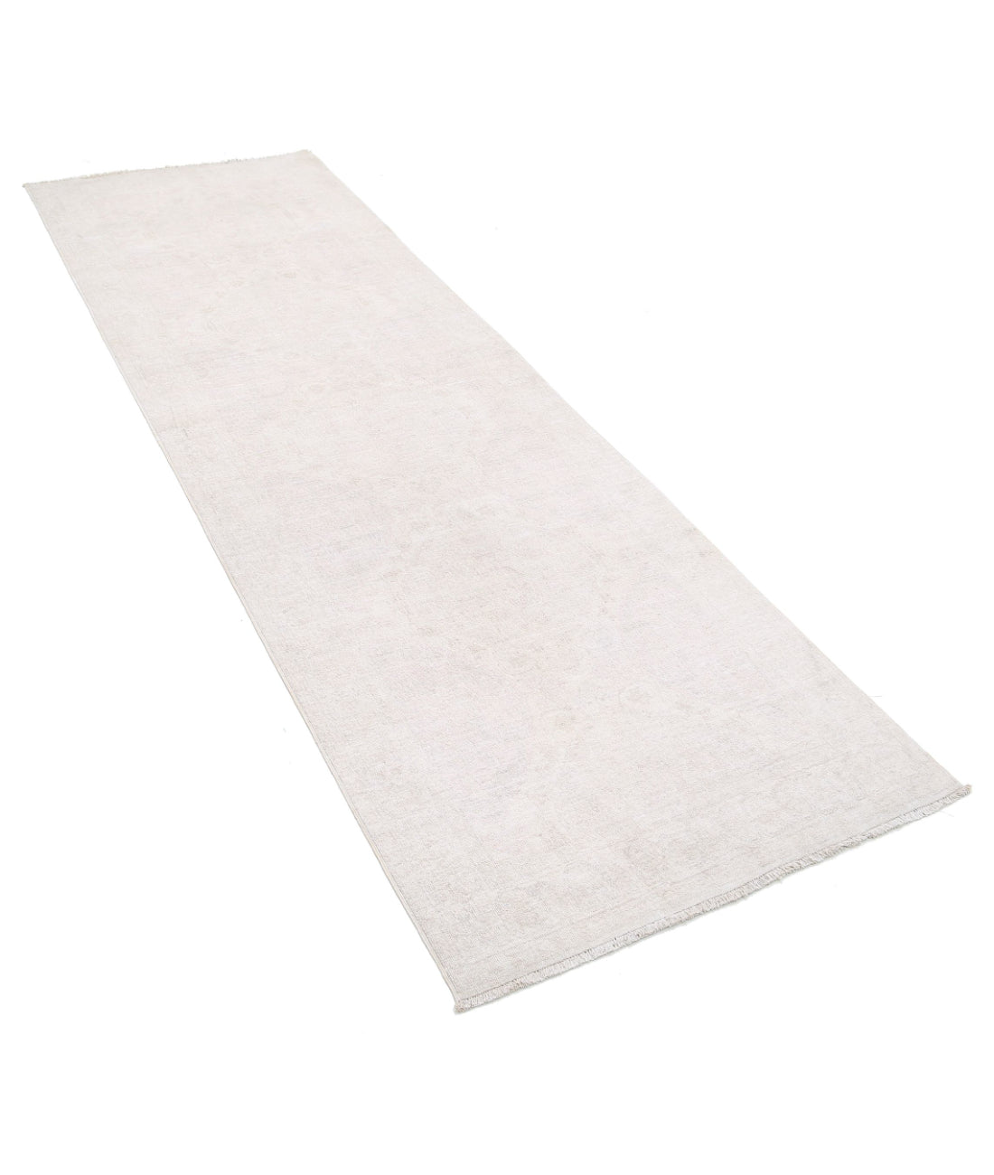 Hand Knotted Fine Serenity Wool Rug - 2'11'' x 9'2'' 2'11'' x 9'2'' (88 X 275) / Pink / Ivory