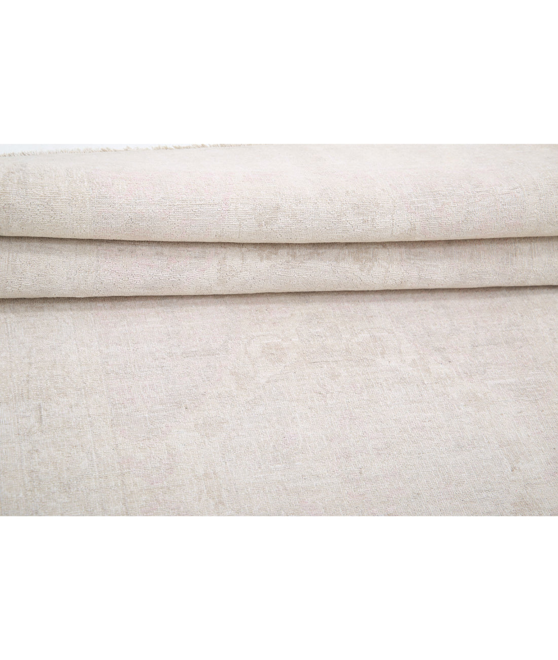 Hand Knotted Fine Serenity Wool Rug - 2'11'' x 9'2'' 2'11'' x 9'2'' (88 X 275) / Pink / Ivory