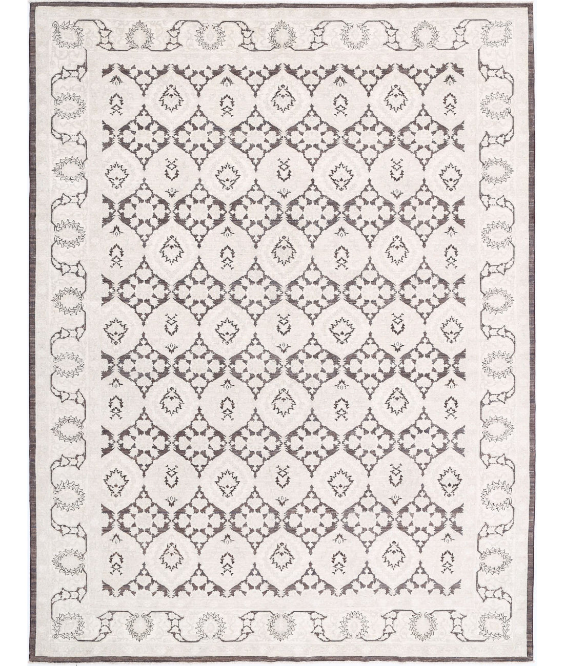 Hand Knotted Fine Serenity Wool Rug - 8'11'' x 11'8''