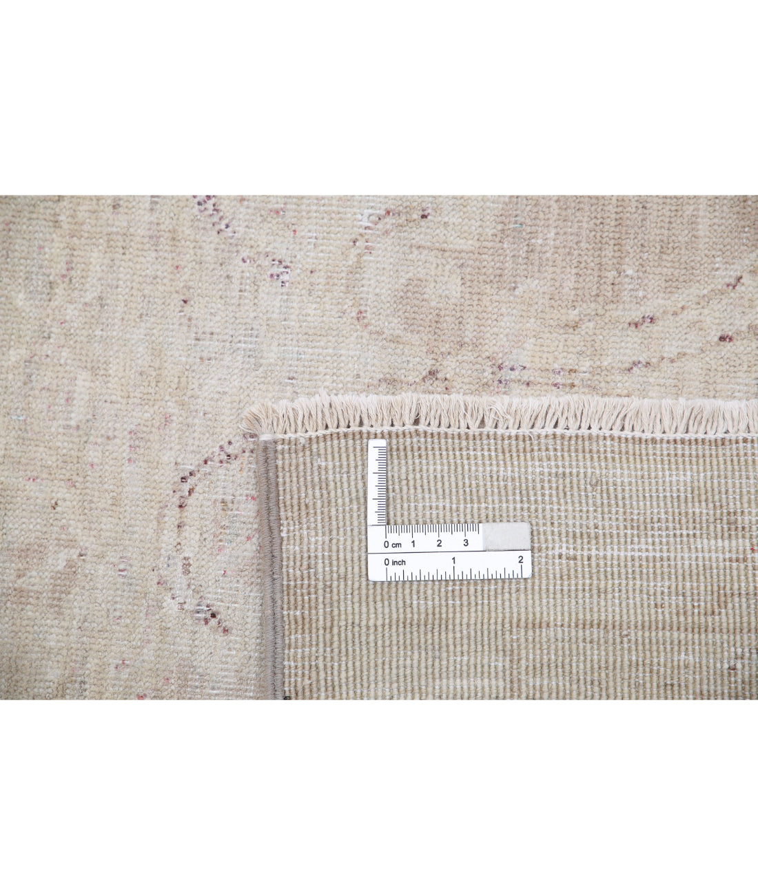 Hand Knotted Fine Serenity Wool Rug - 7'9'' x 9'6'' 7'9'' x 9'6'' (233 X 285) / Ivory / Taupe