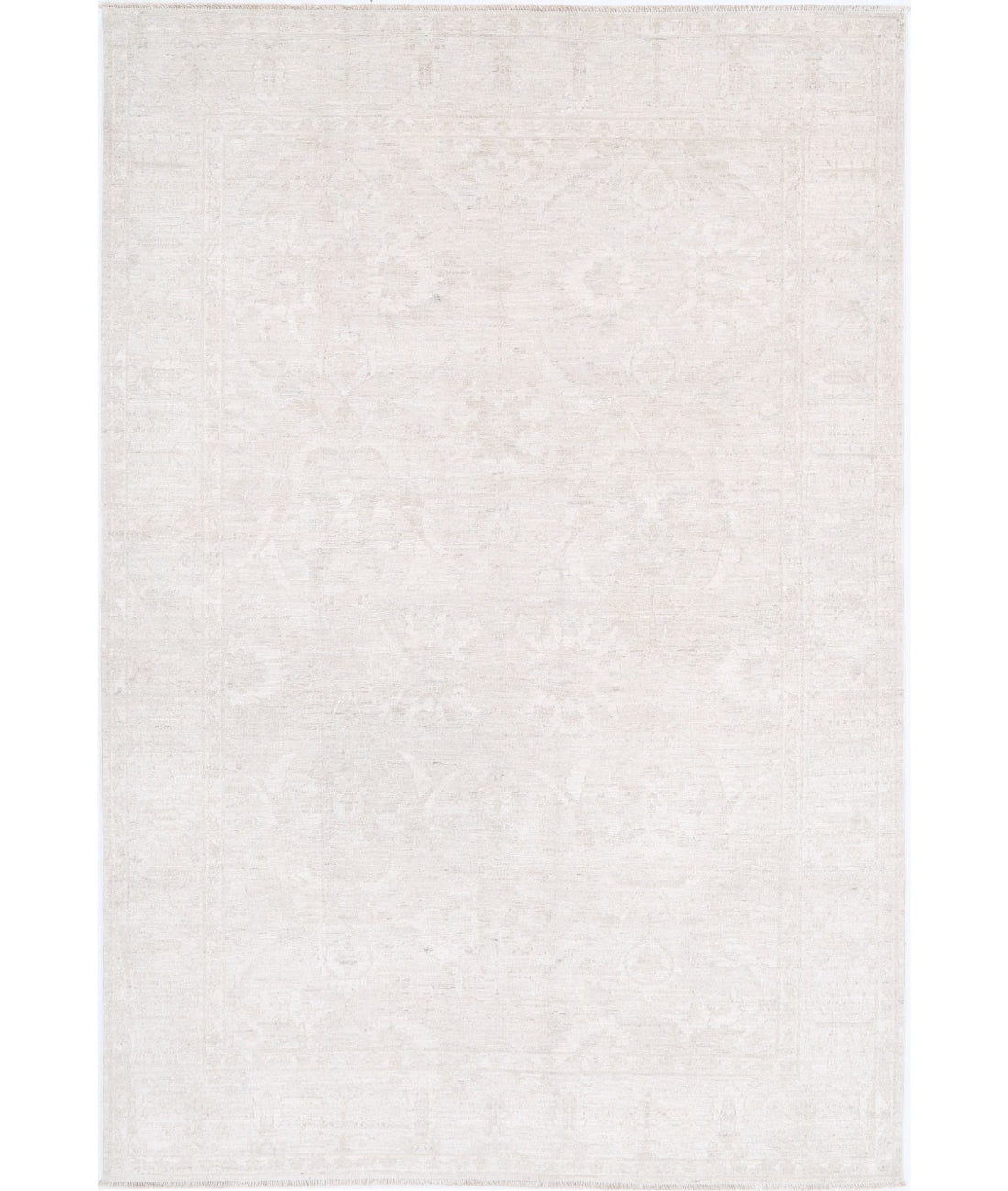 Hand Knotted Fine Serenity Wool Rug - 5'9'' x 8'7''