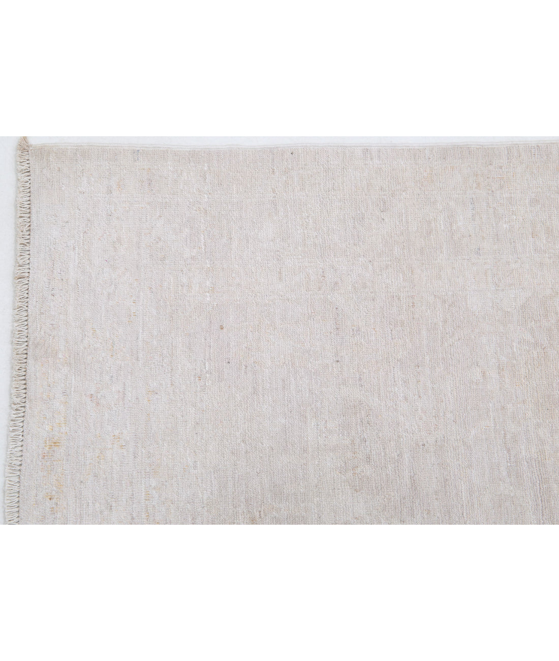 Hand Knotted Fine Serenity Wool Rug - 3'0'' x 10'1'' 3'0'' x 10'1'' (90 X 303) / Taupe / Ivory