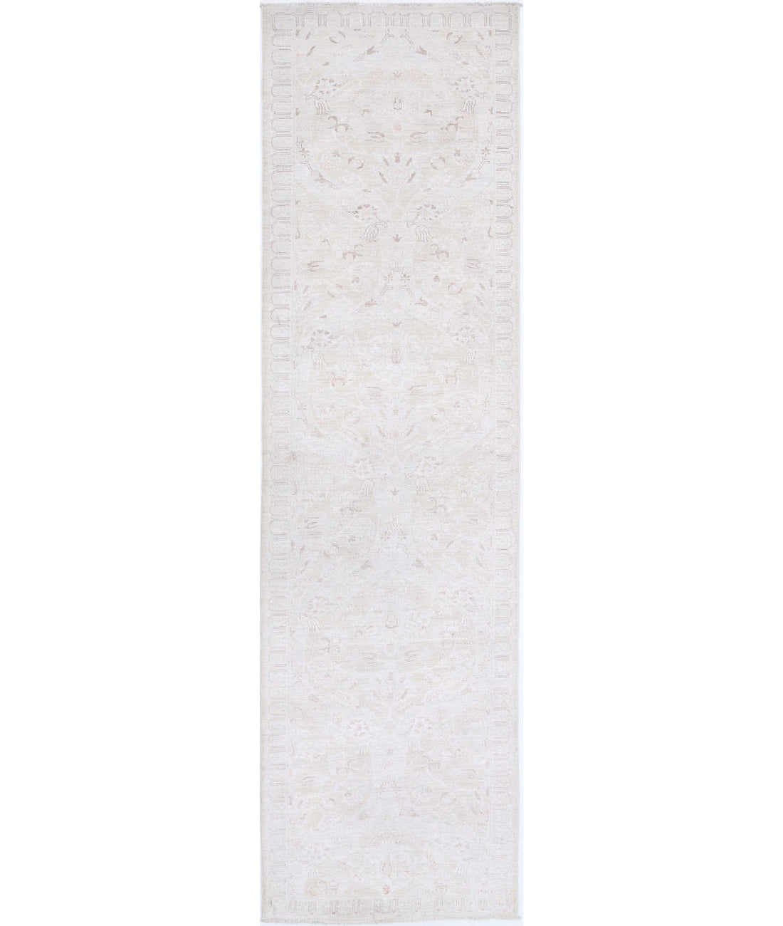 Hand Knotted Fine Serenity Wool Rug - 2'6'' x 10'5''