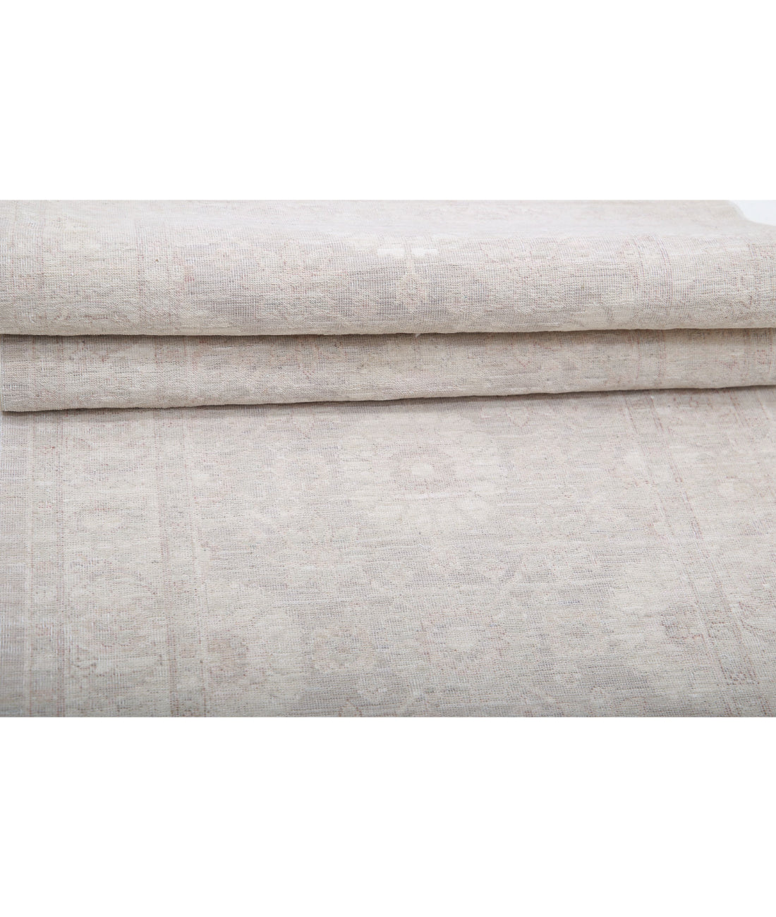Hand Knotted Fine Serenity Wool Rug - 2'9'' x 10'2'' 2'9'' x 10'2'' (83 X 305) / Grey / Ivory