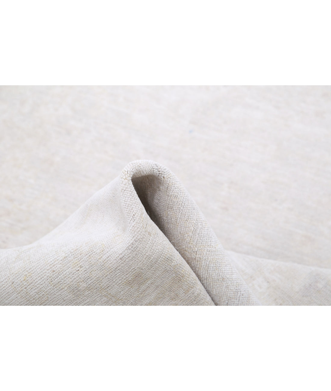 Hand Knotted Fine Serenity Wool Rug - 3'3'' x 10'2'' 3'3'' x 10'2'' (98 X 305) / Grey / Ivory