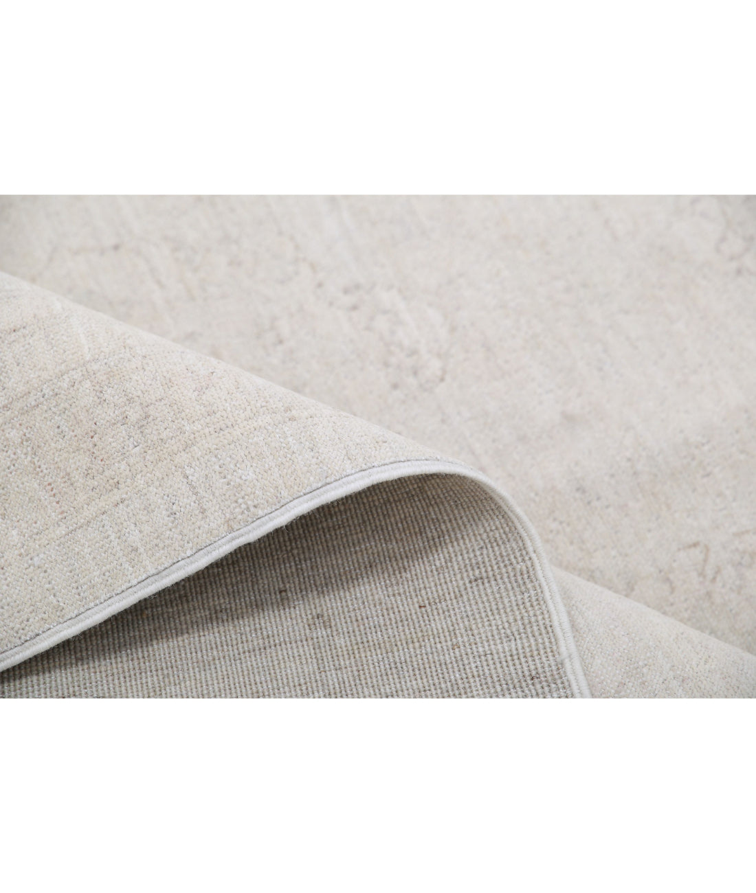 Hand Knotted Fine Serenity Wool Rug - 8'11'' x 11'10'' 8'11'' x 11'10'' (268 X 355) / Ivory / Taupe