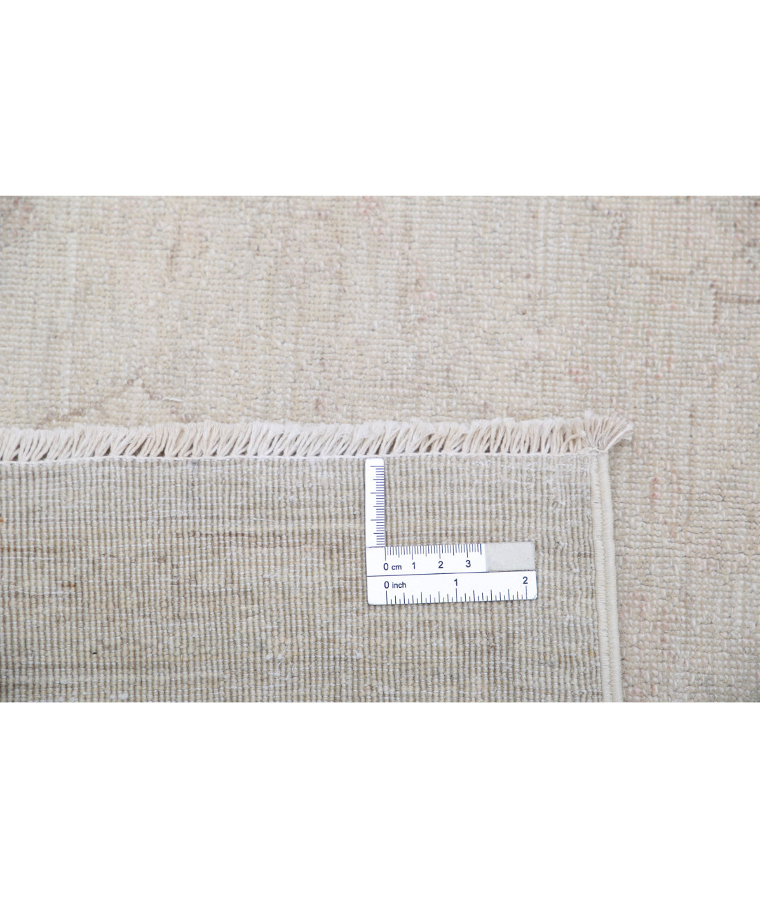 Hand Knotted Fine Serenity Wool Rug - 8'11'' x 11'10'' 8'11'' x 11'10'' (268 X 355) / Ivory / Taupe