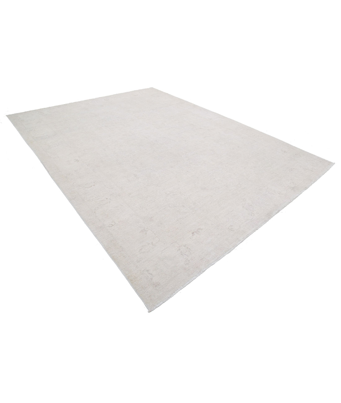 Hand Knotted Fine Serenity Wool Rug - 8'11'' x 11'10'' 8'11'' x 11'10'' (268 X 355) / Ivory / Taupe