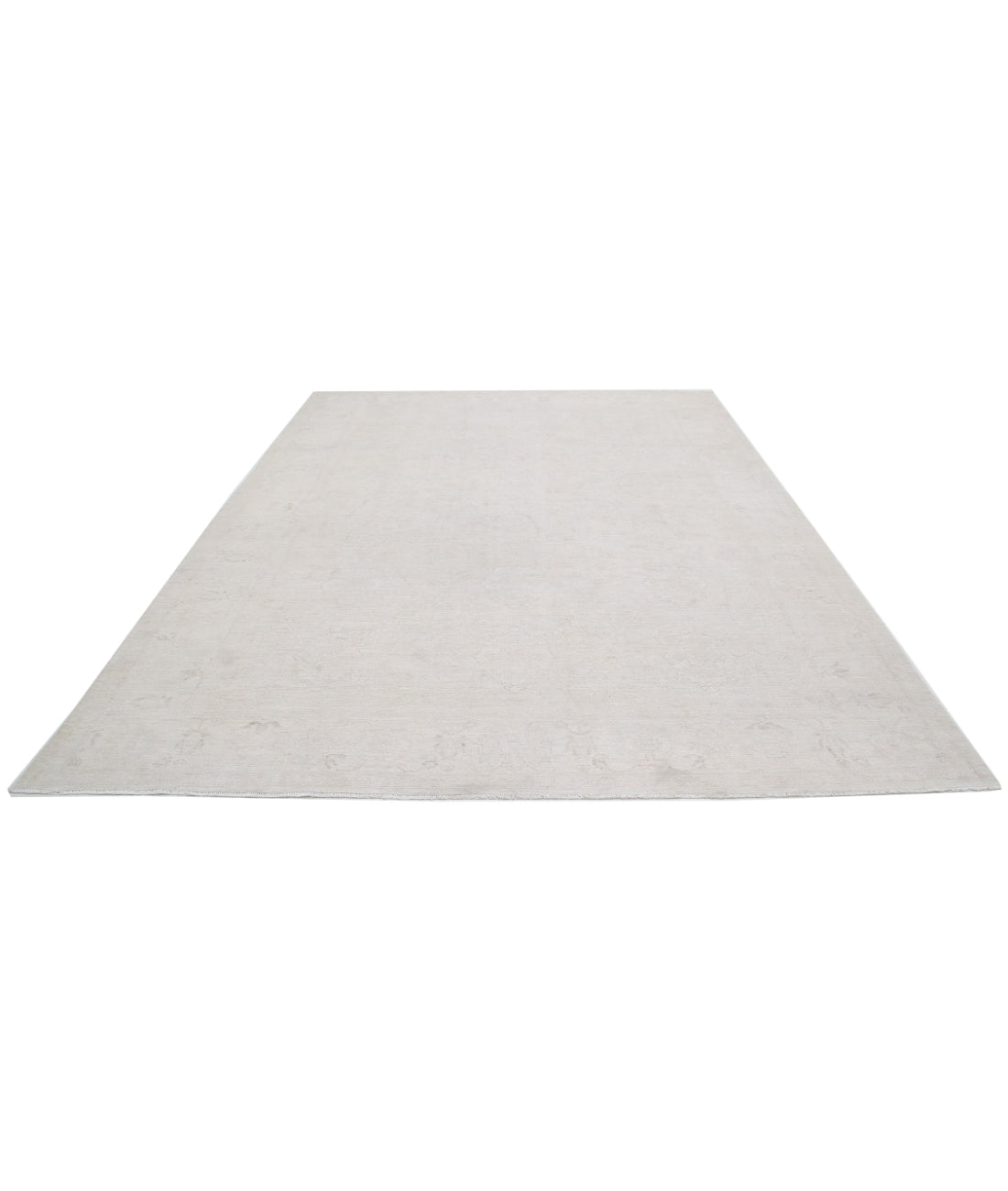 Hand Knotted Fine Serenity Wool Rug - 8'11'' x 11'10'' 8'11'' x 11'10'' (268 X 355) / Ivory / Taupe