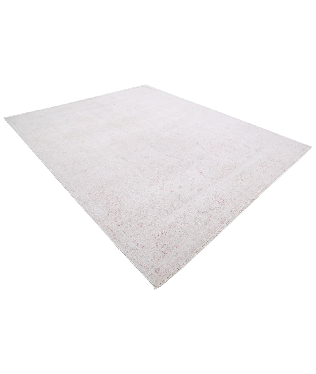 Hand Knotted Fine Serenity Wool Rug - 9'1'' x 11'2'' 9'1'' x 11'2'' (273 X 335) / Ivory / Ivory