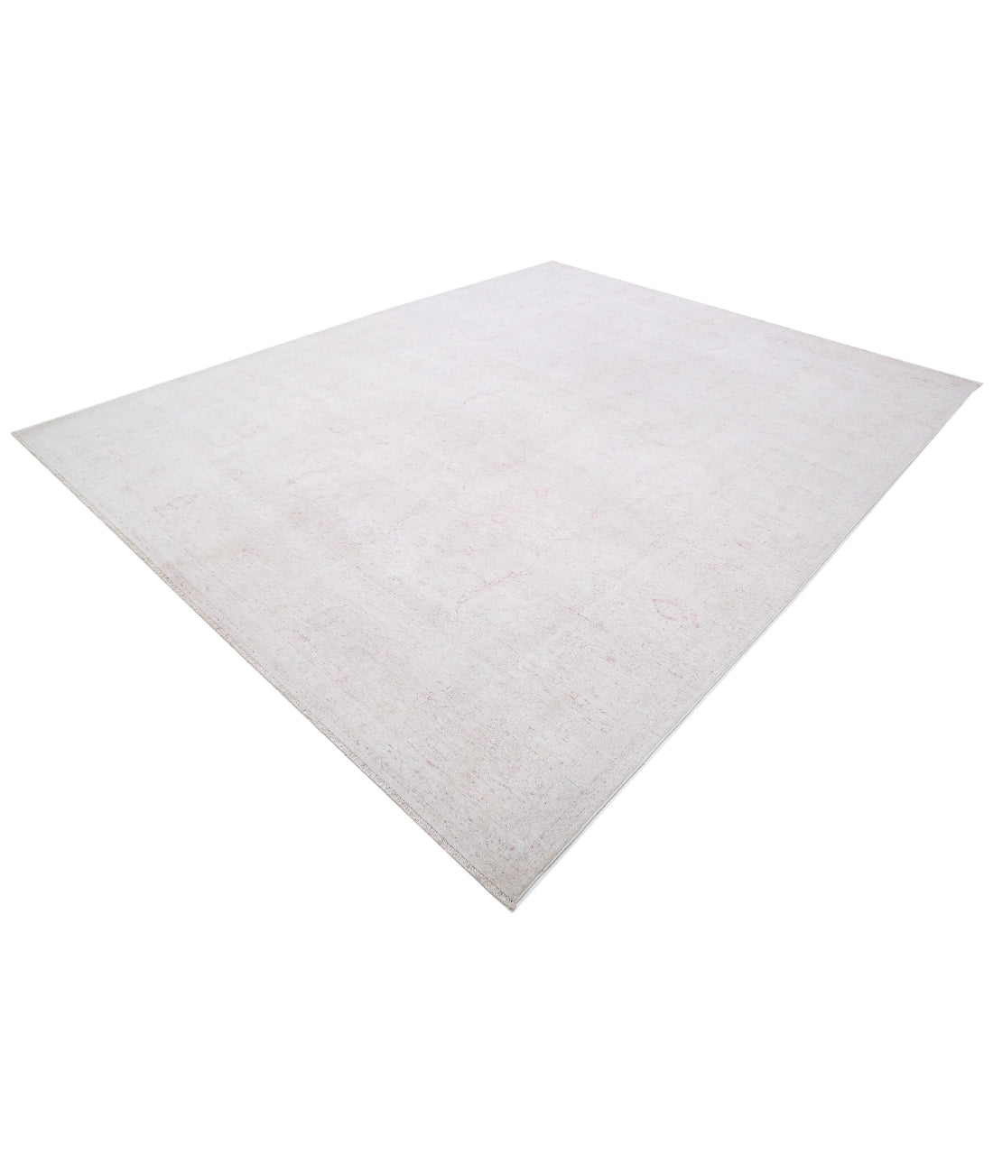 Hand Knotted Fine Serenity Wool Rug - 9'1'' x 11'2'' 9'1'' x 11'2'' (273 X 335) / Ivory / Ivory