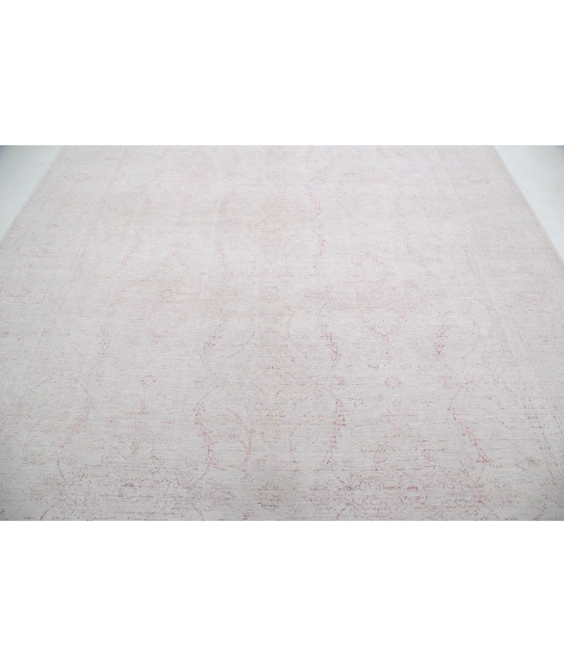 Hand Knotted Fine Serenity Wool Rug - 9'1'' x 11'2'' 9'1'' x 11'2'' (273 X 335) / Ivory / Ivory