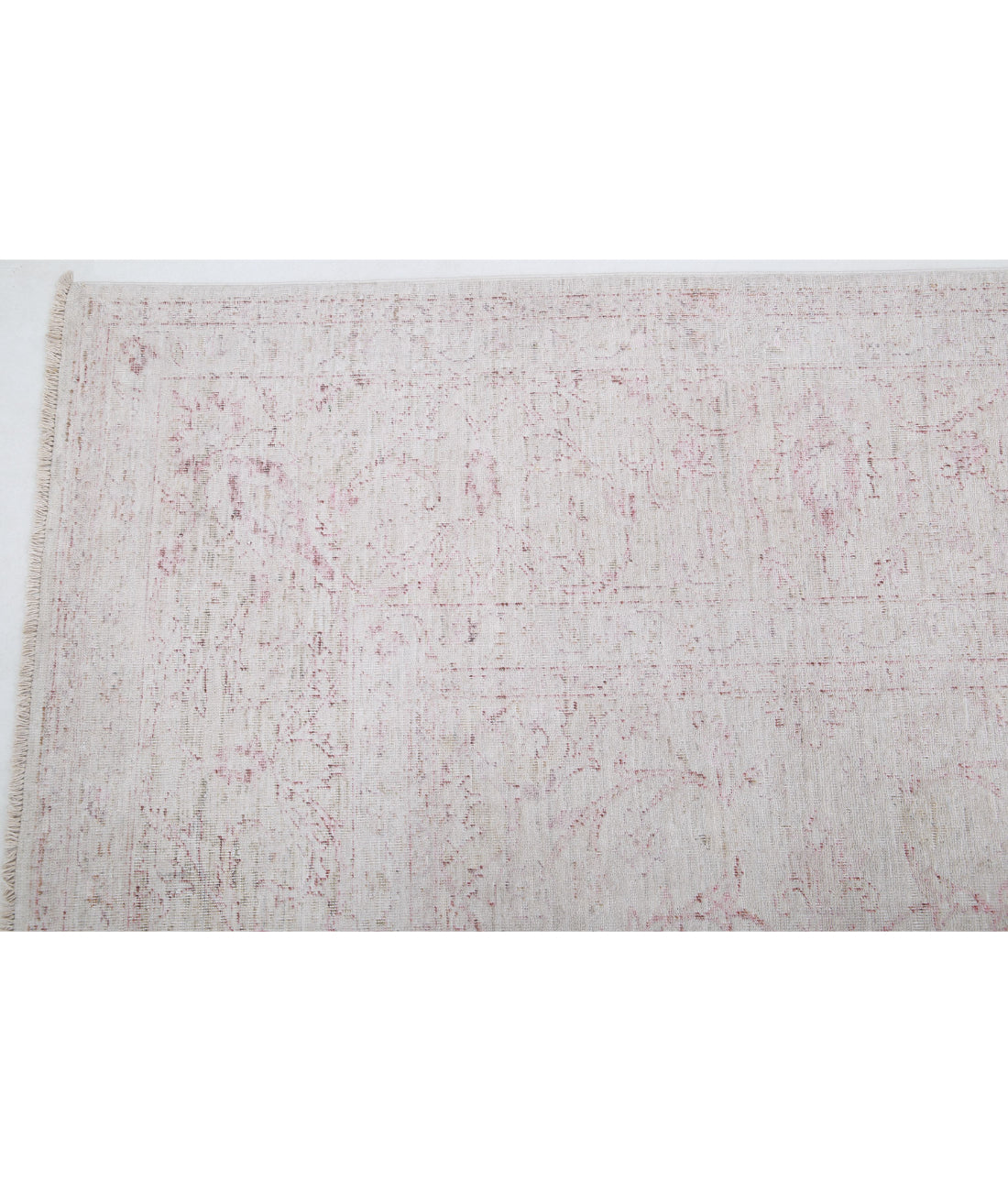 Hand Knotted Fine Serenity Wool Rug - 9'1'' x 11'2'' 9'1'' x 11'2'' (273 X 335) / Ivory / Ivory