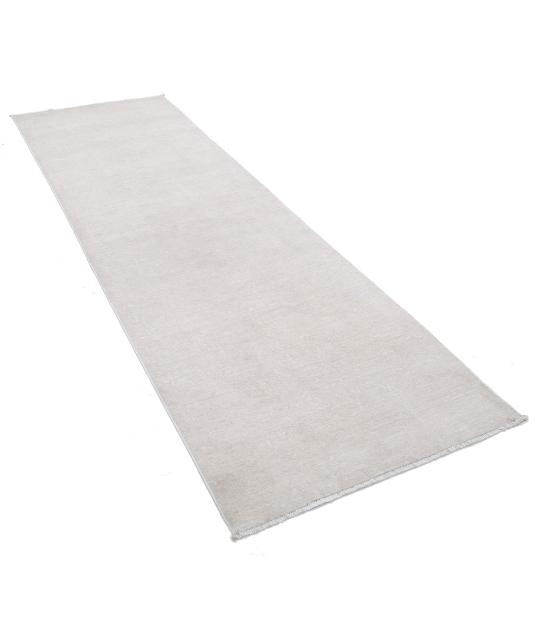 Hand Knotted Fine Serenity Wool Rug - 3'2'' x 9'10'' 3'2'' x 9'10'' (95 X 295) / Ivory / Ivory