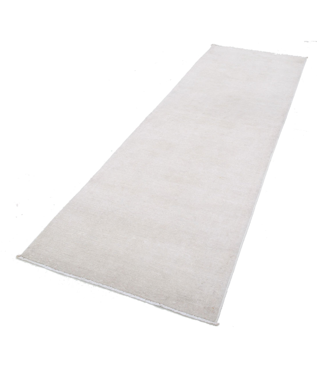 Hand Knotted Fine Serenity Wool Rug - 3'2'' x 9'10'' 3'2'' x 9'10'' (95 X 295) / Ivory / Ivory
