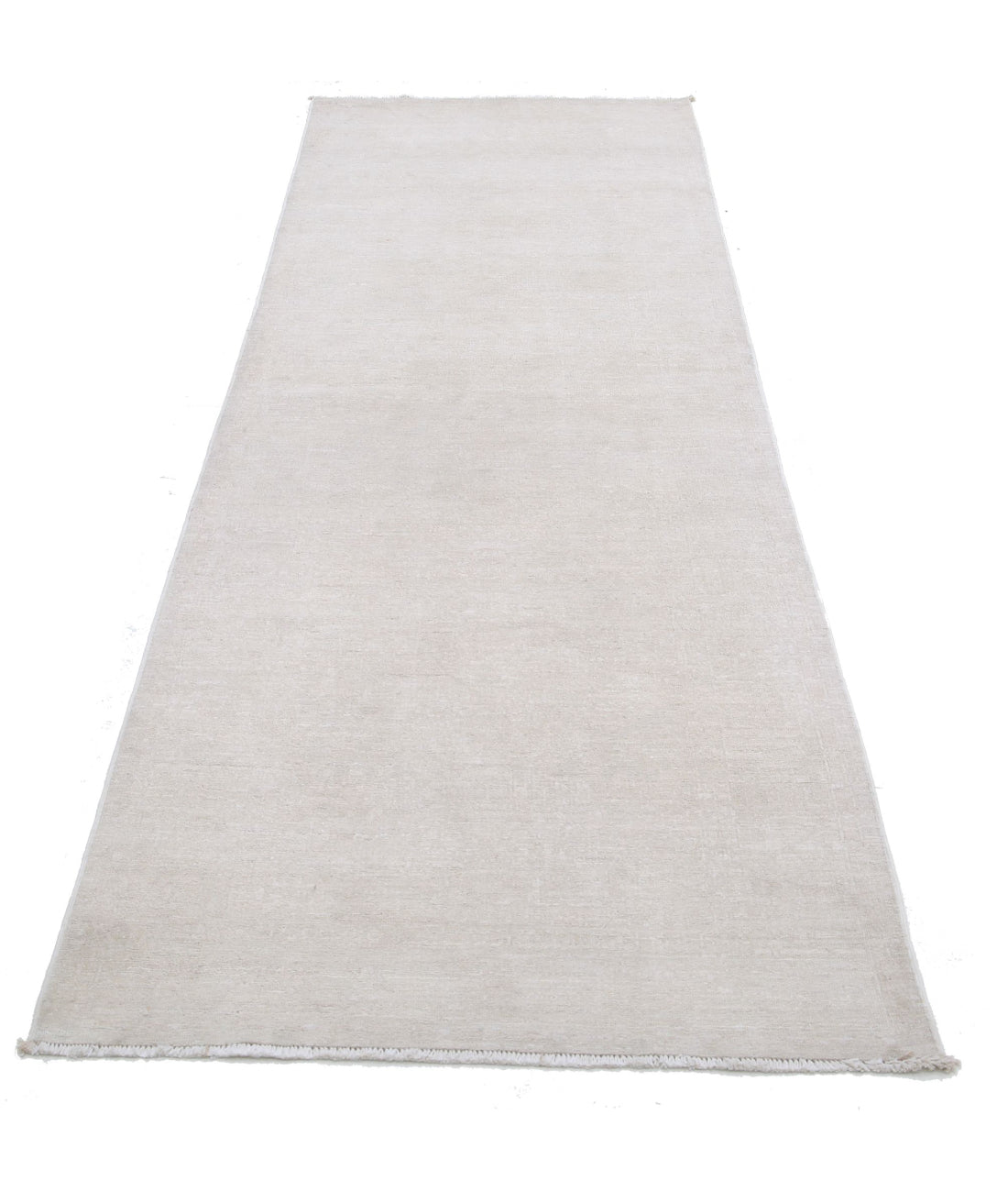 Hand Knotted Fine Serenity Wool Rug - 3'2'' x 9'10'' 3'2'' x 9'10'' (95 X 295) / Ivory / Ivory