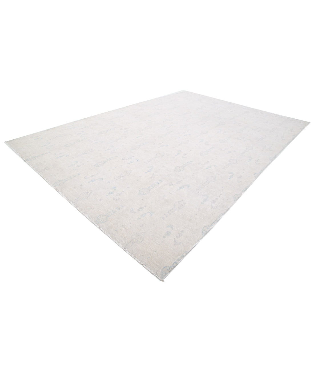 Hand Knotted Fine Serenity Wool Rug - 9'10'' x 14'2'' 9'10'' x 14'2'' (295 X 425) / Ivory / Ivory