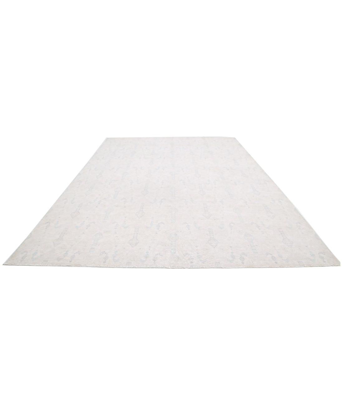 Hand Knotted Fine Serenity Wool Rug - 9'10'' x 14'2'' 9'10'' x 14'2'' (295 X 425) / Ivory / Ivory