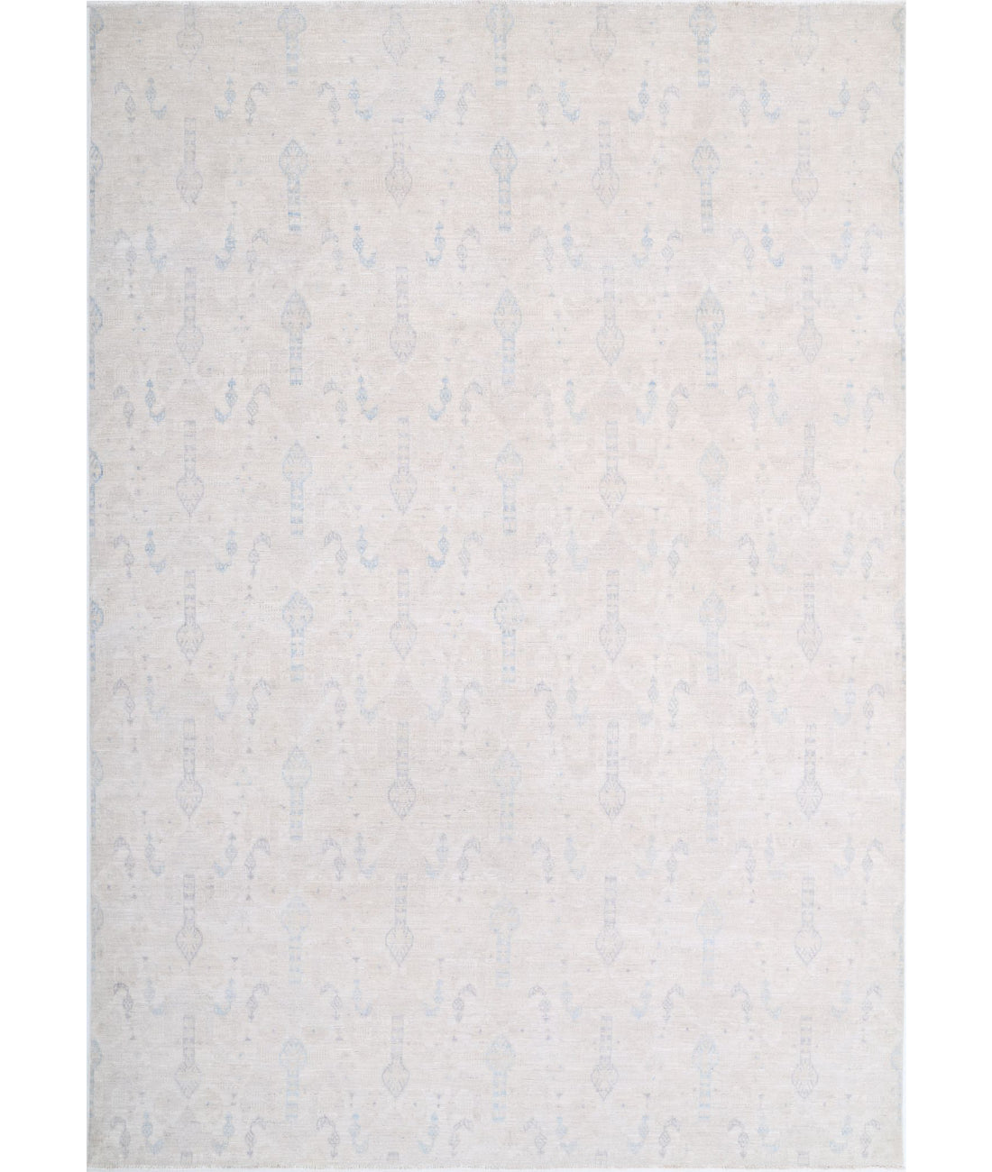 Hand Knotted Fine Serenity Wool Rug - 9'10'' x 14'2''