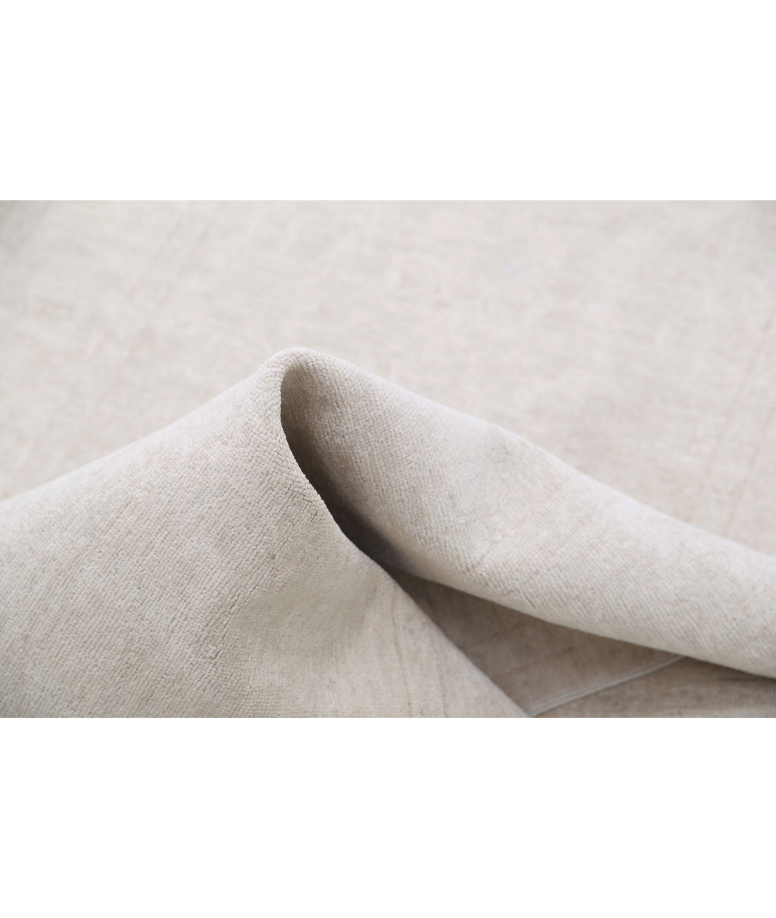 Hand Knotted Fine Serenity Wool Rug - 3'1'' x 10'6'' 3'1'' x 10'6'' (93 X 315) / Taupe / Ivory